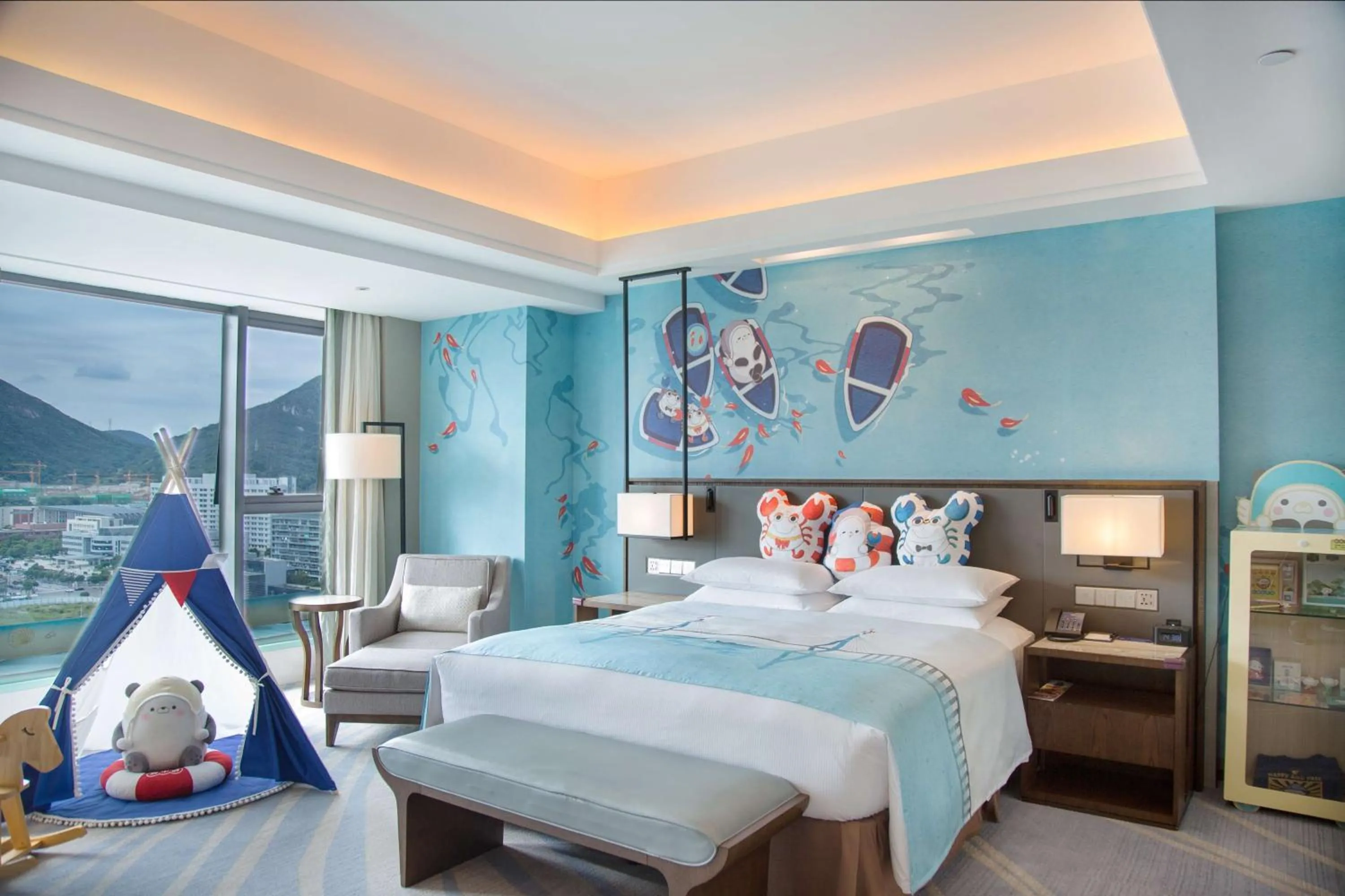 Bed in Hilton Zhoushan
