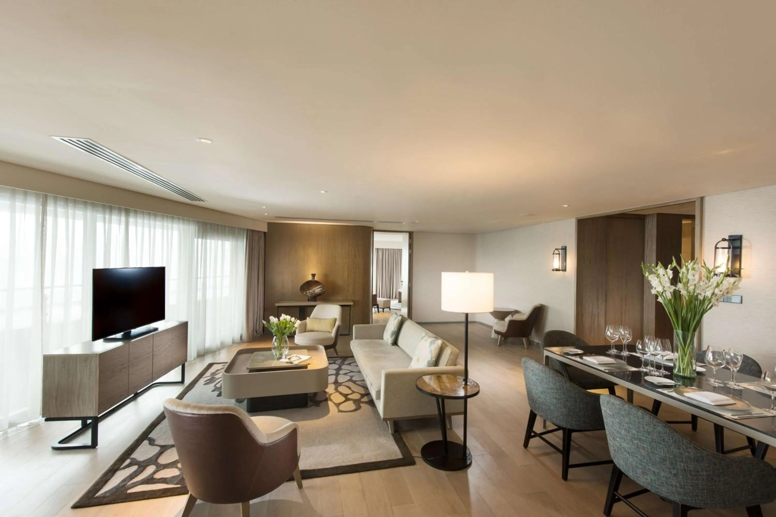 Living room in Conrad Manila