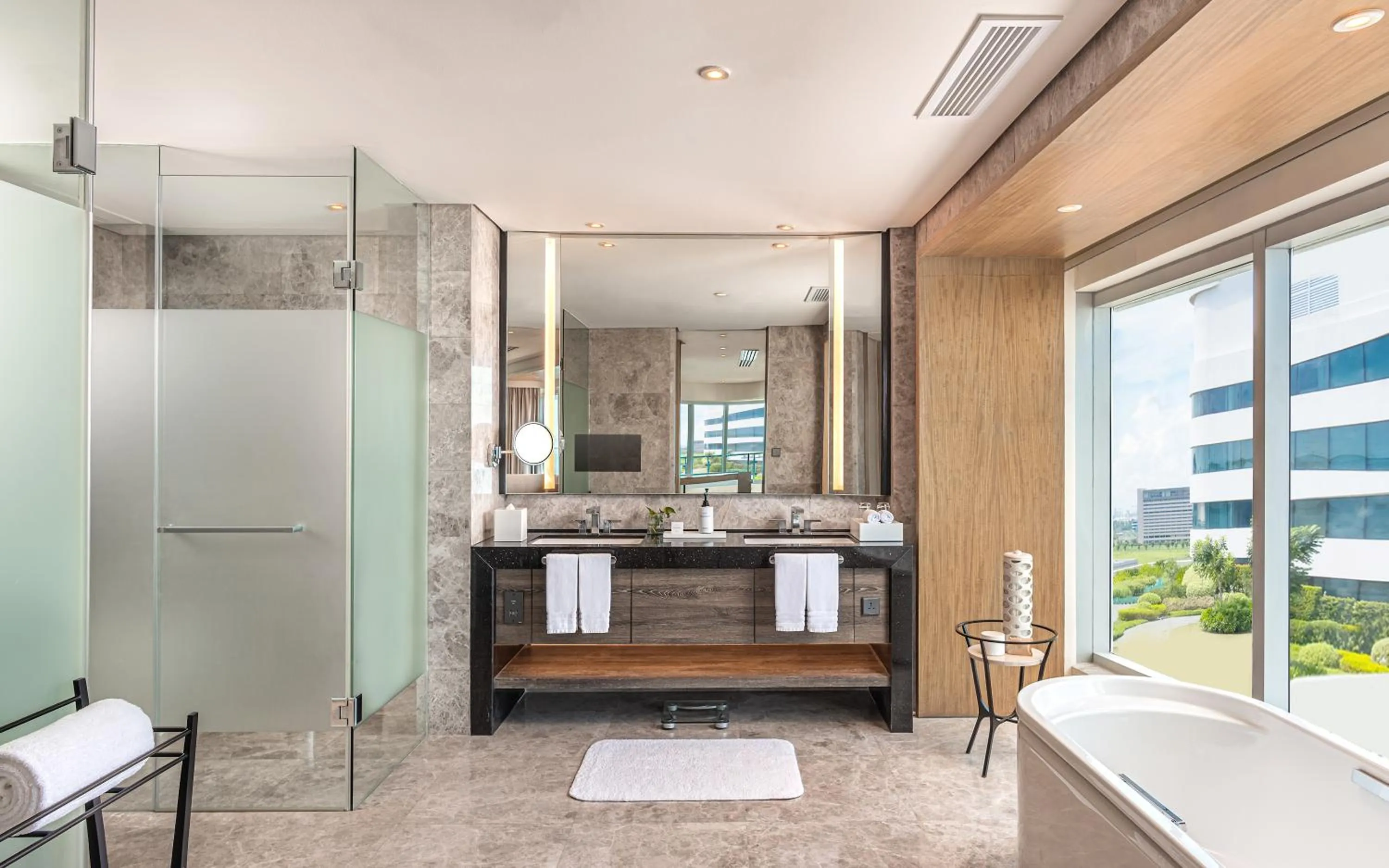 Bathroom in Conrad Manila