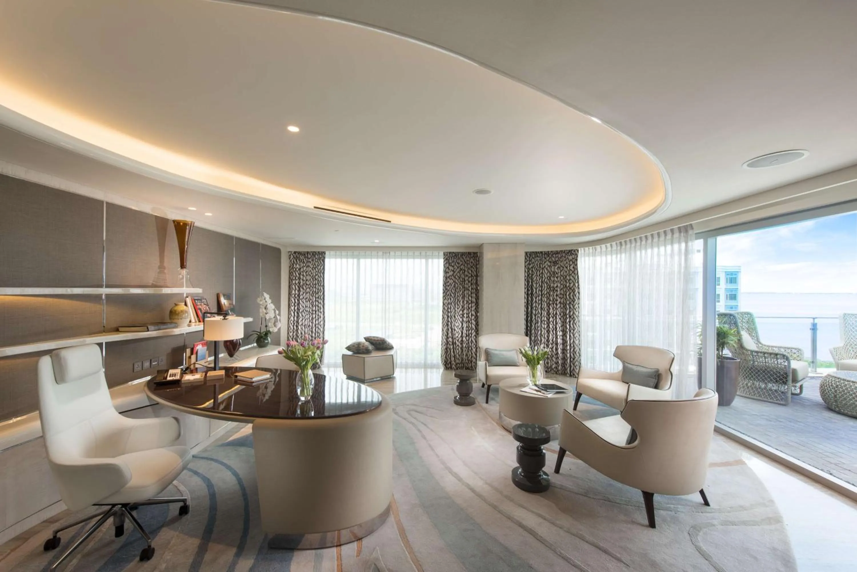 Living room in Conrad Manila