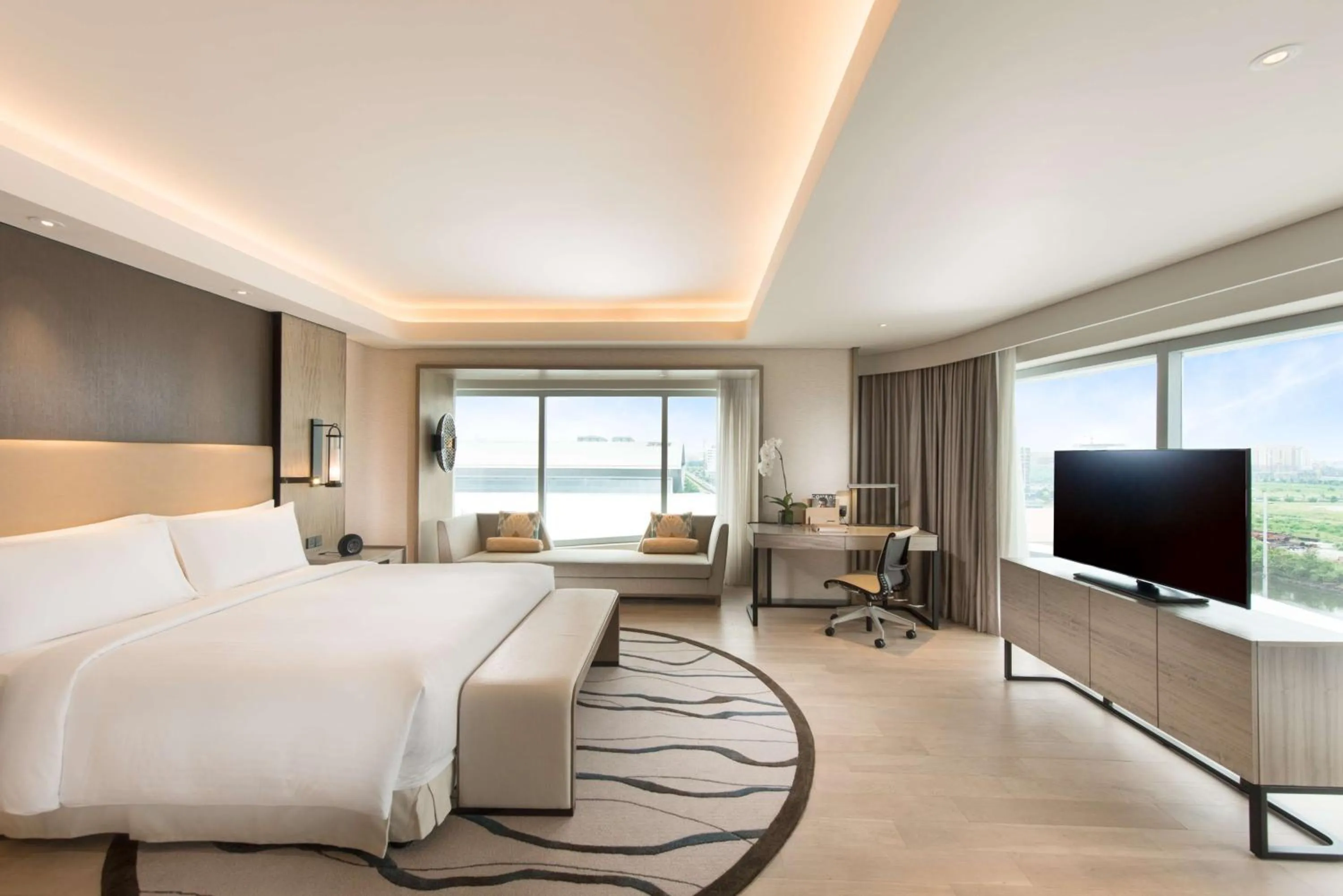 Bedroom, Bed in Conrad Manila