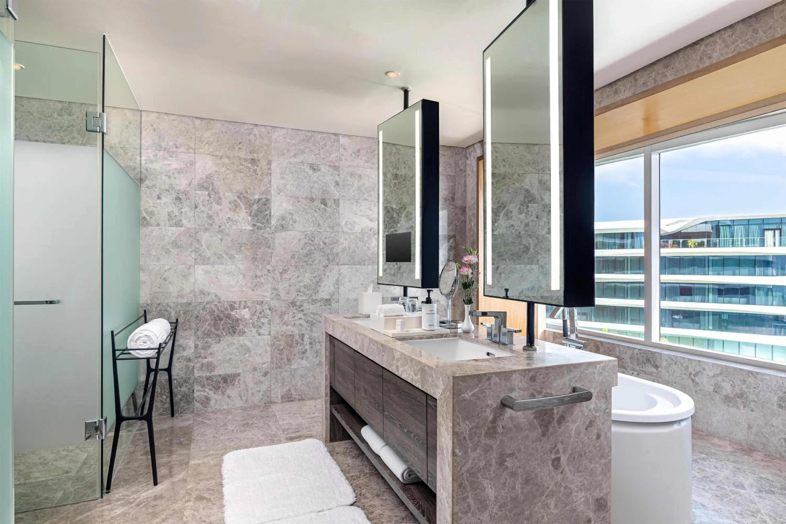 Bathroom in Conrad Manila