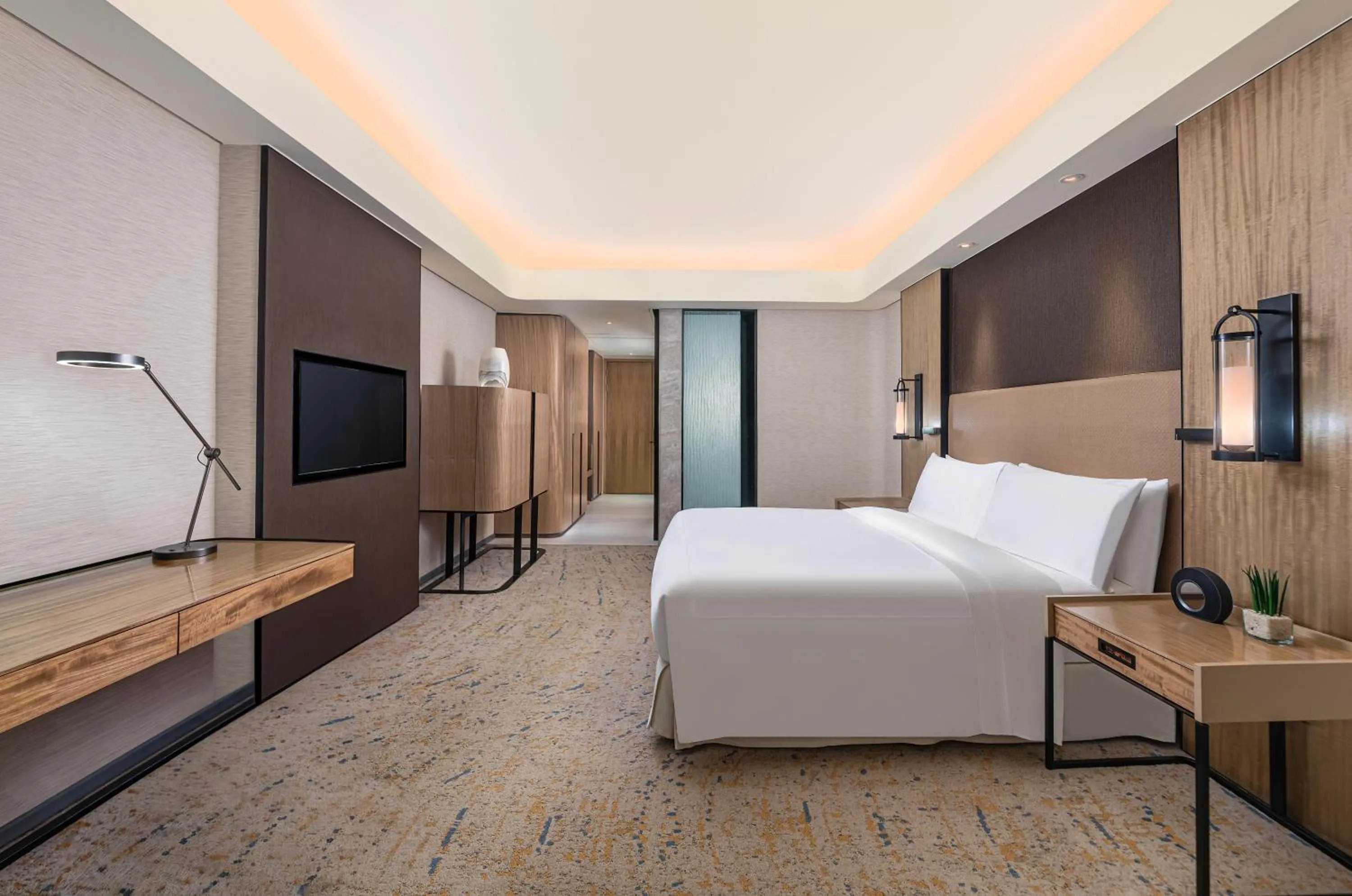 Bed in Conrad Manila