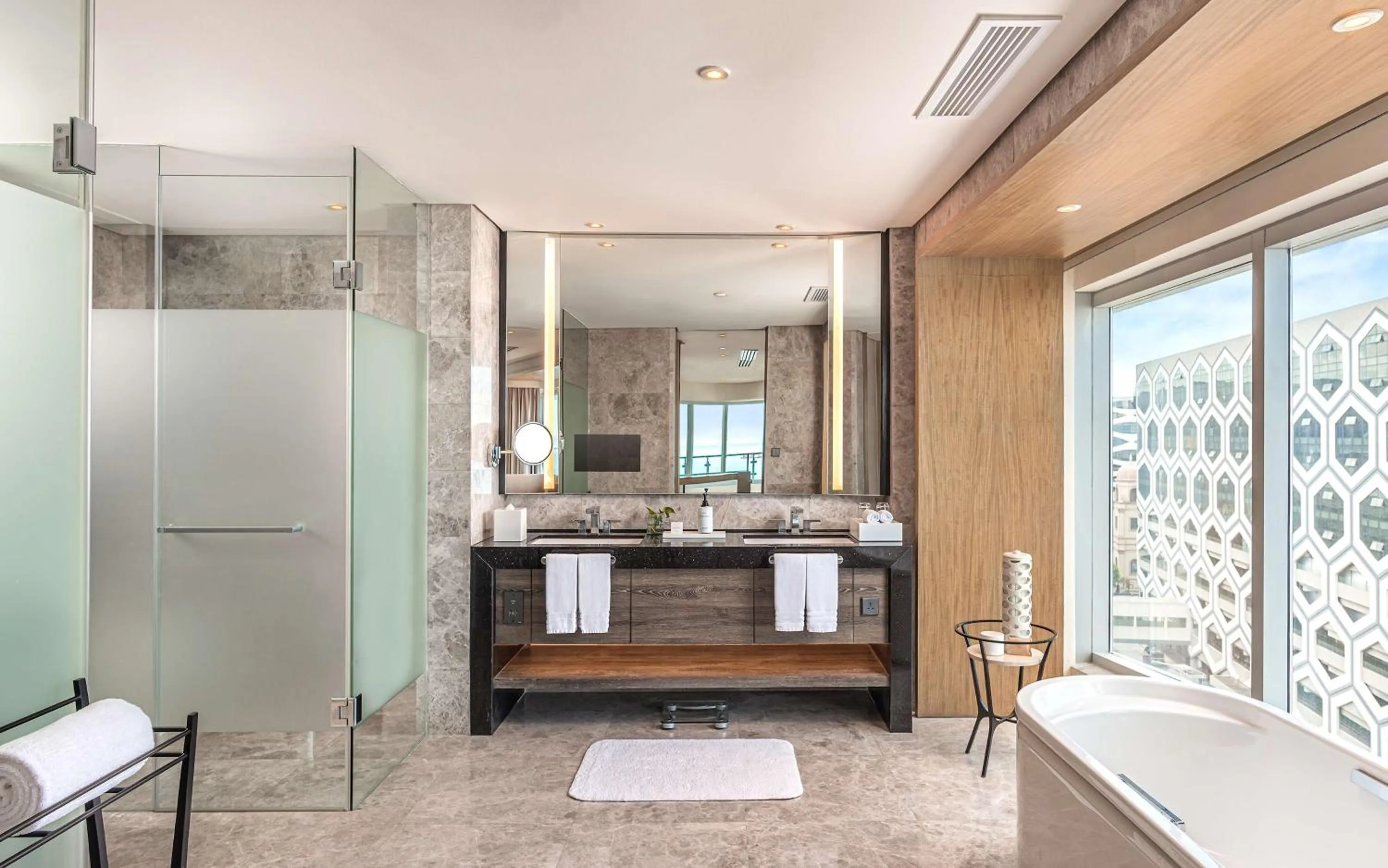 Bathroom in Conrad Manila