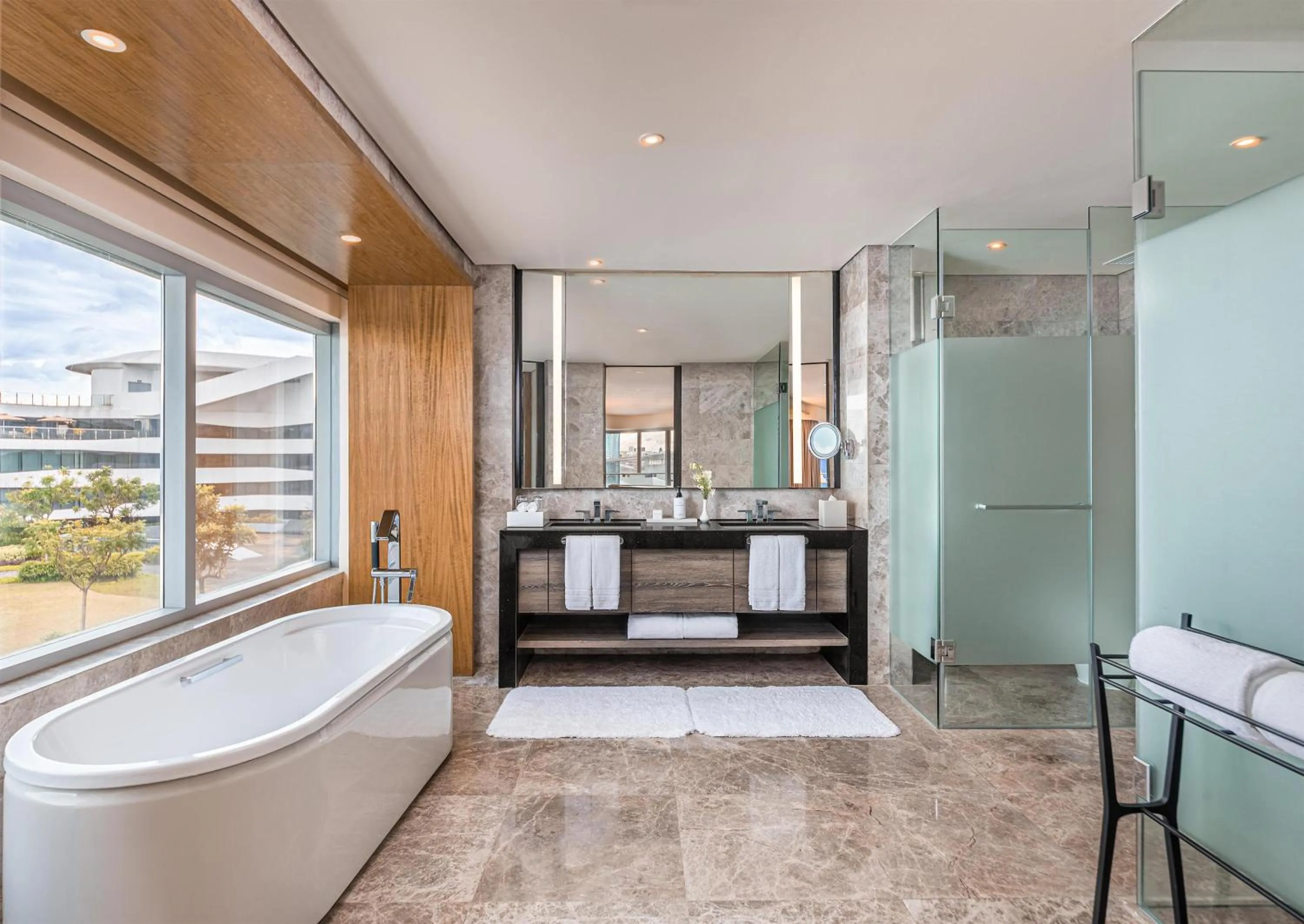 Bathroom in Conrad Manila