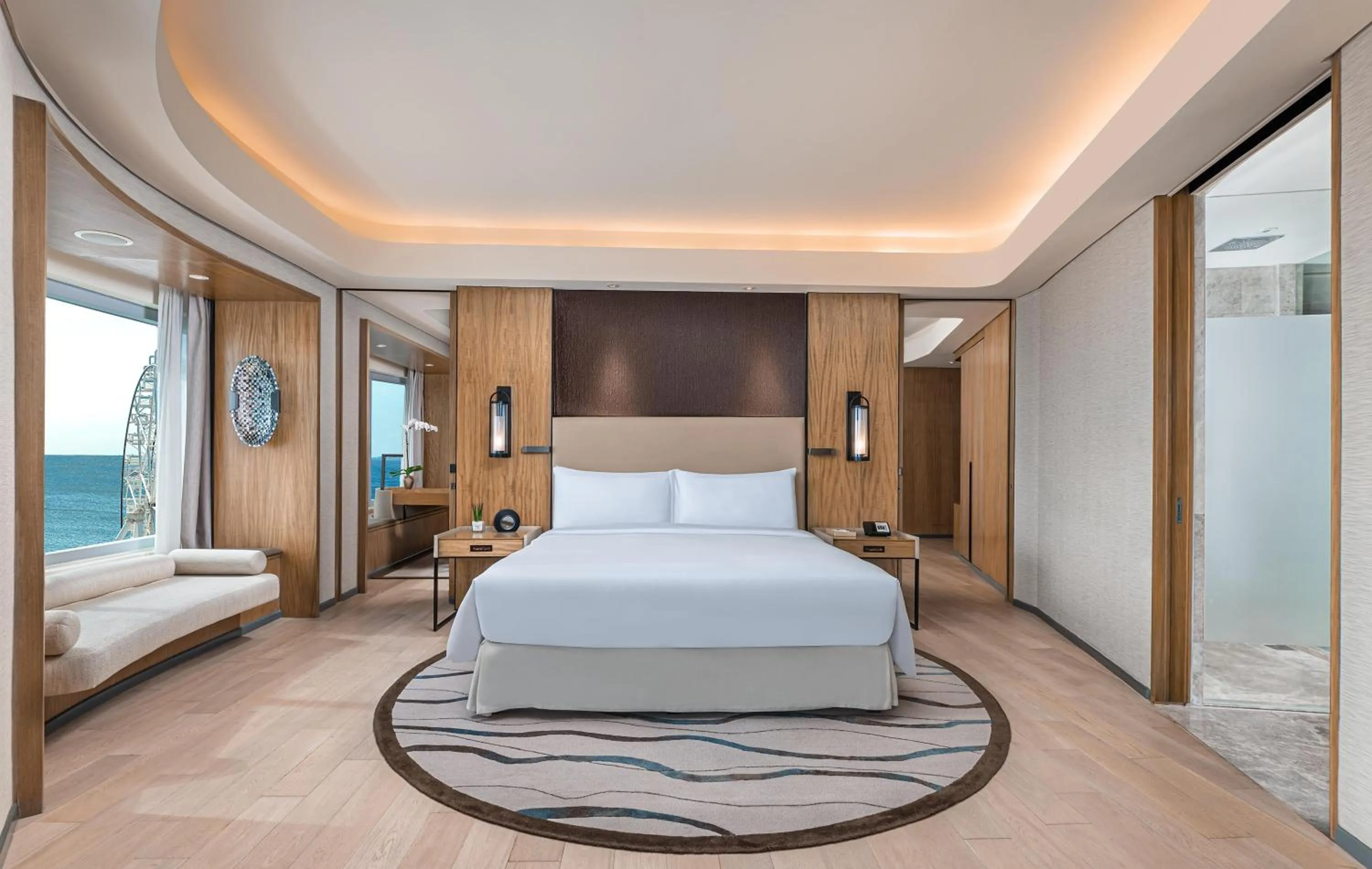 Bed in Conrad Manila