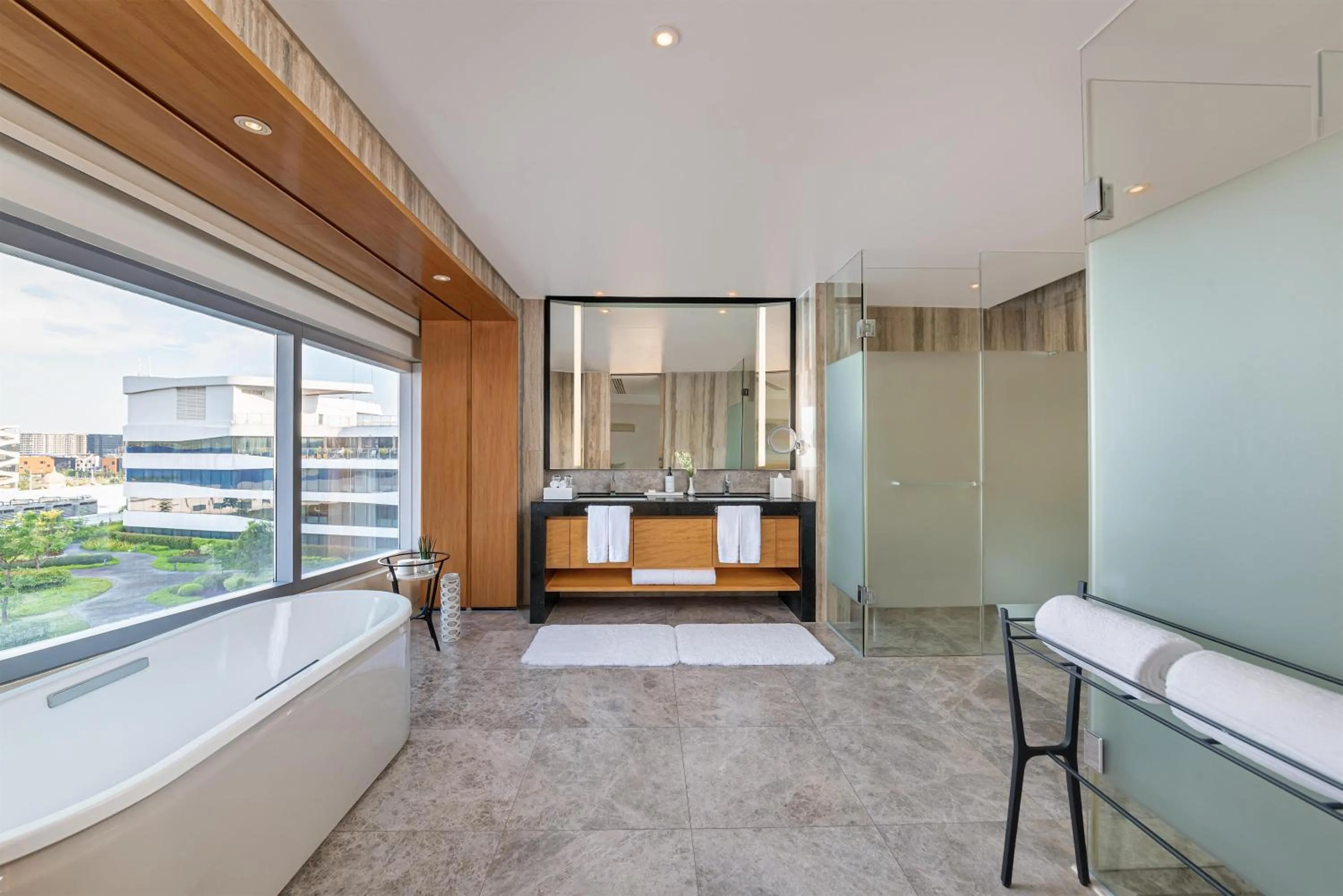 Bathroom in Conrad Manila