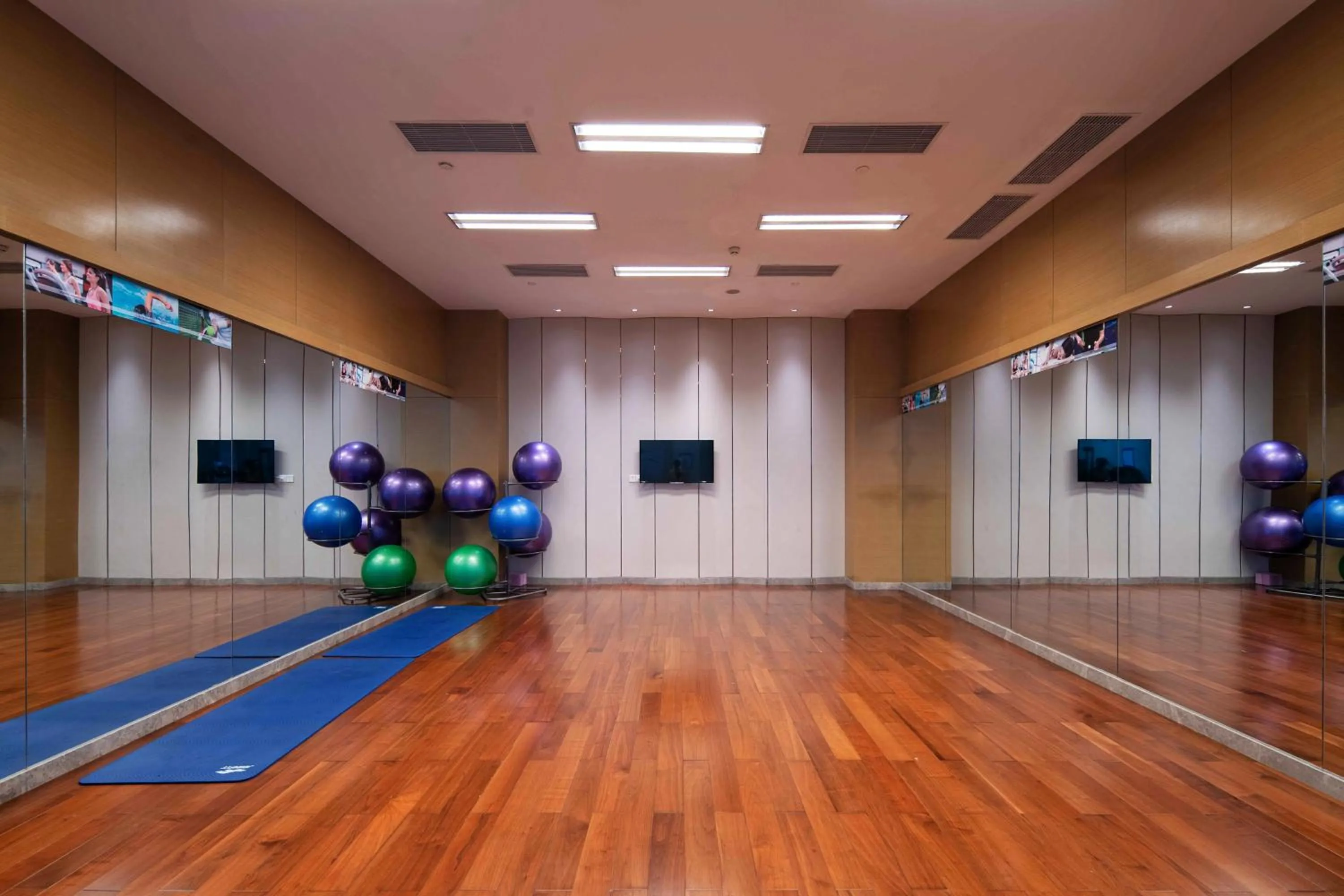 Fitness centre/facilities in Hilton Wuhan Yangtze Riverside