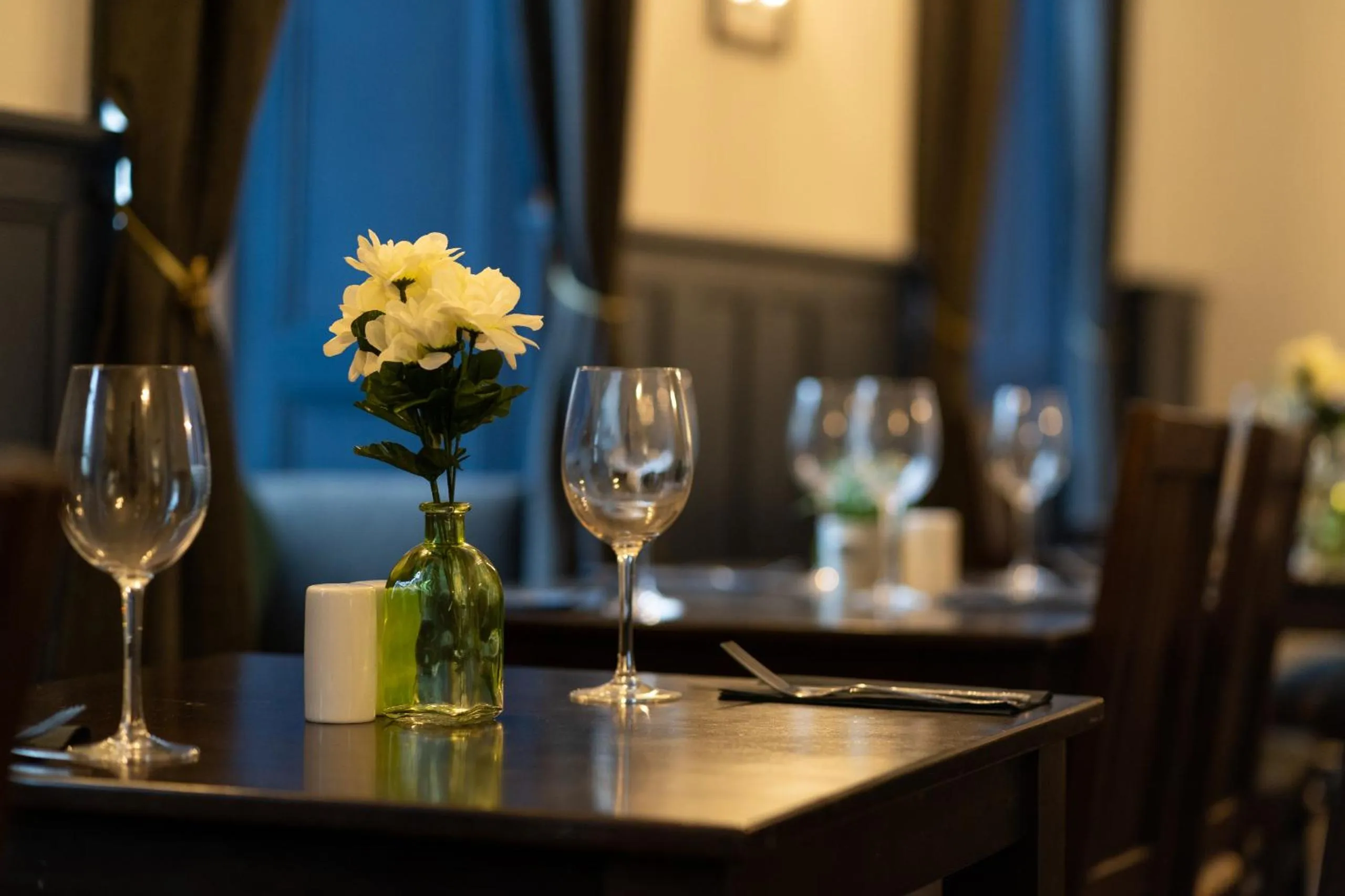 Dining area in The Ancient Unicorn