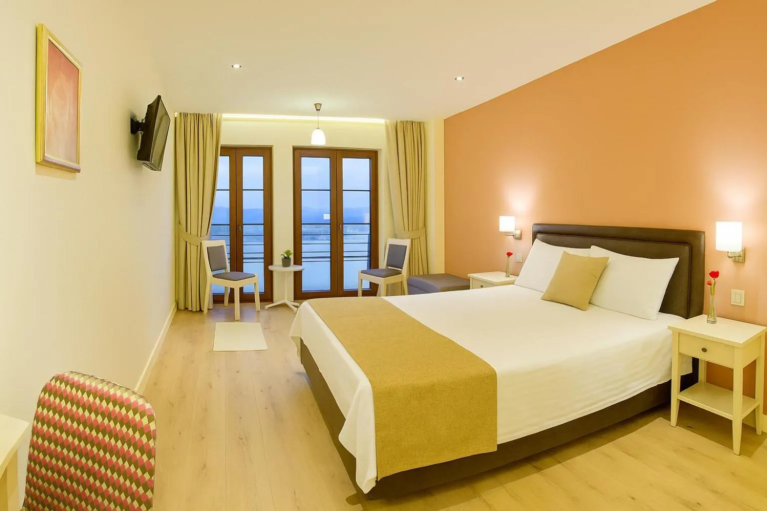 Bedroom, Bed in Arktos Hotel