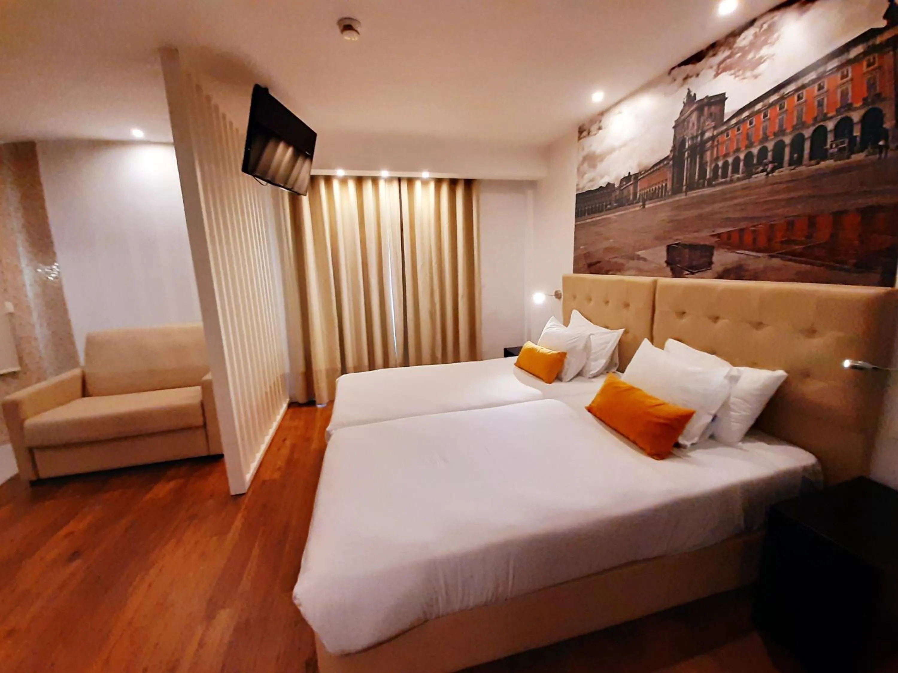 Bed in Lisbon City Apartments & Suites by City Hotels