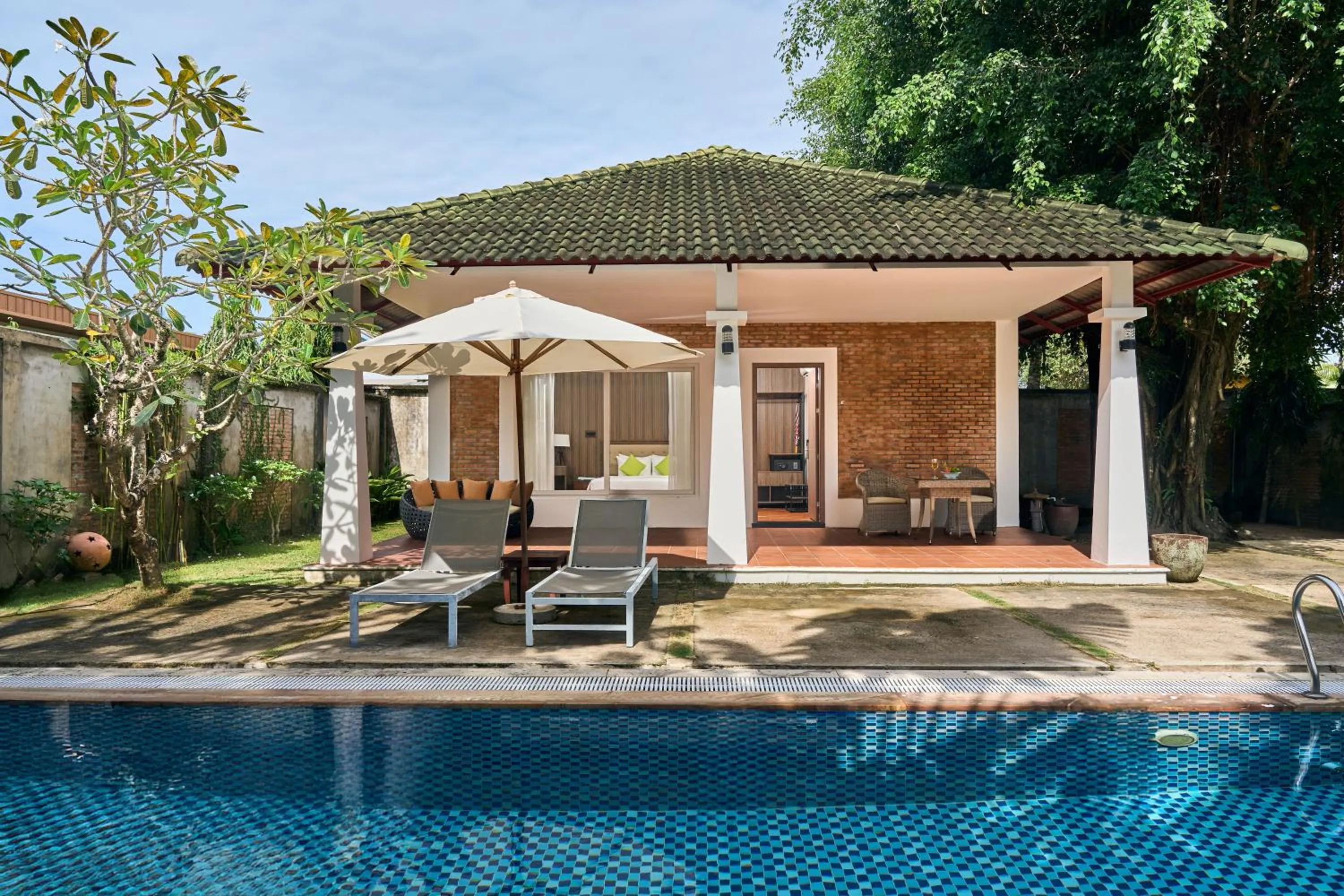 Balcony/Terrace in Famiana Green Villa - Complimentary Airport Shuttle