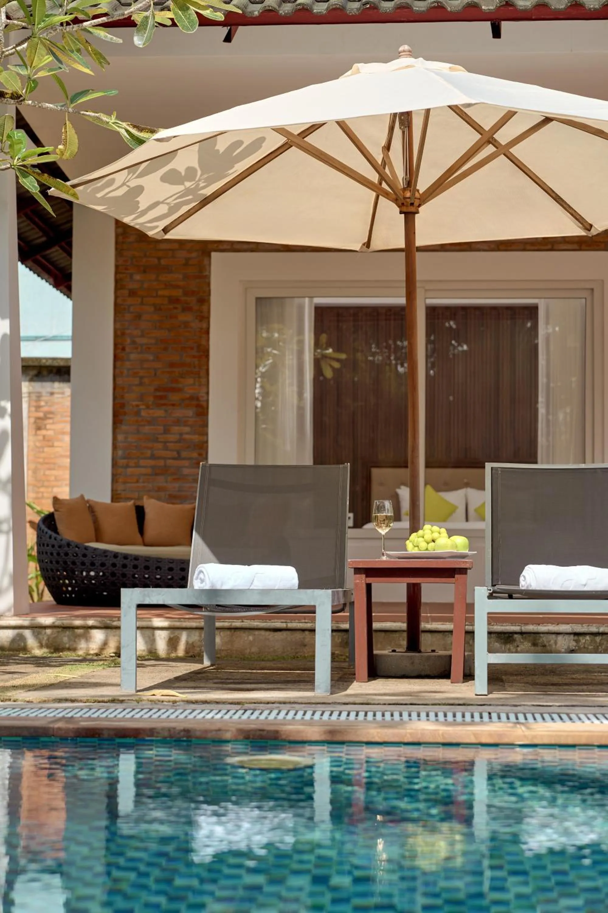 Balcony/Terrace in Famiana Green Villa - Complimentary Airport Shuttle