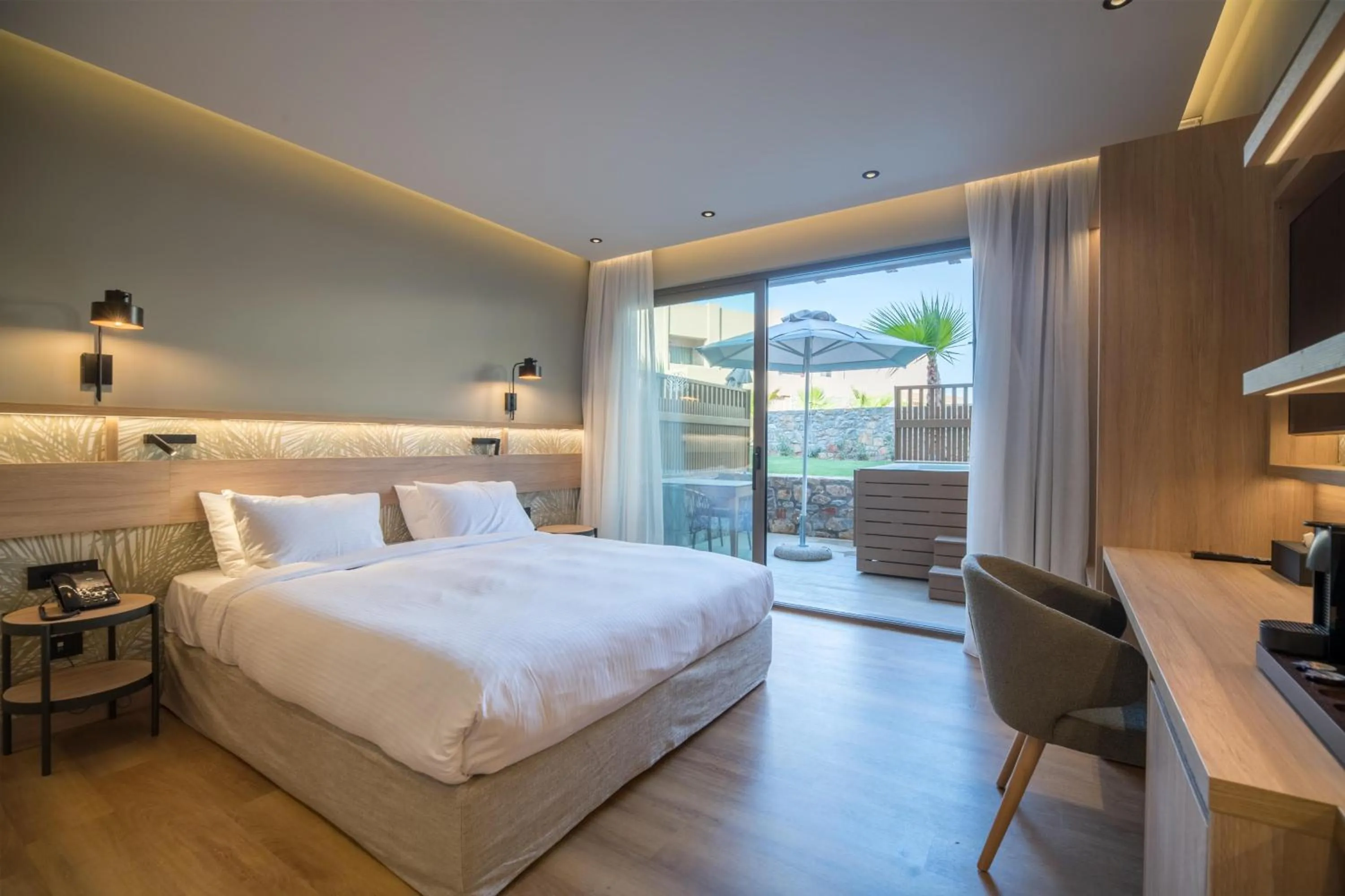 Photo of the whole room, Bed in SENSEANA Sea Side Resort & Aquadventure