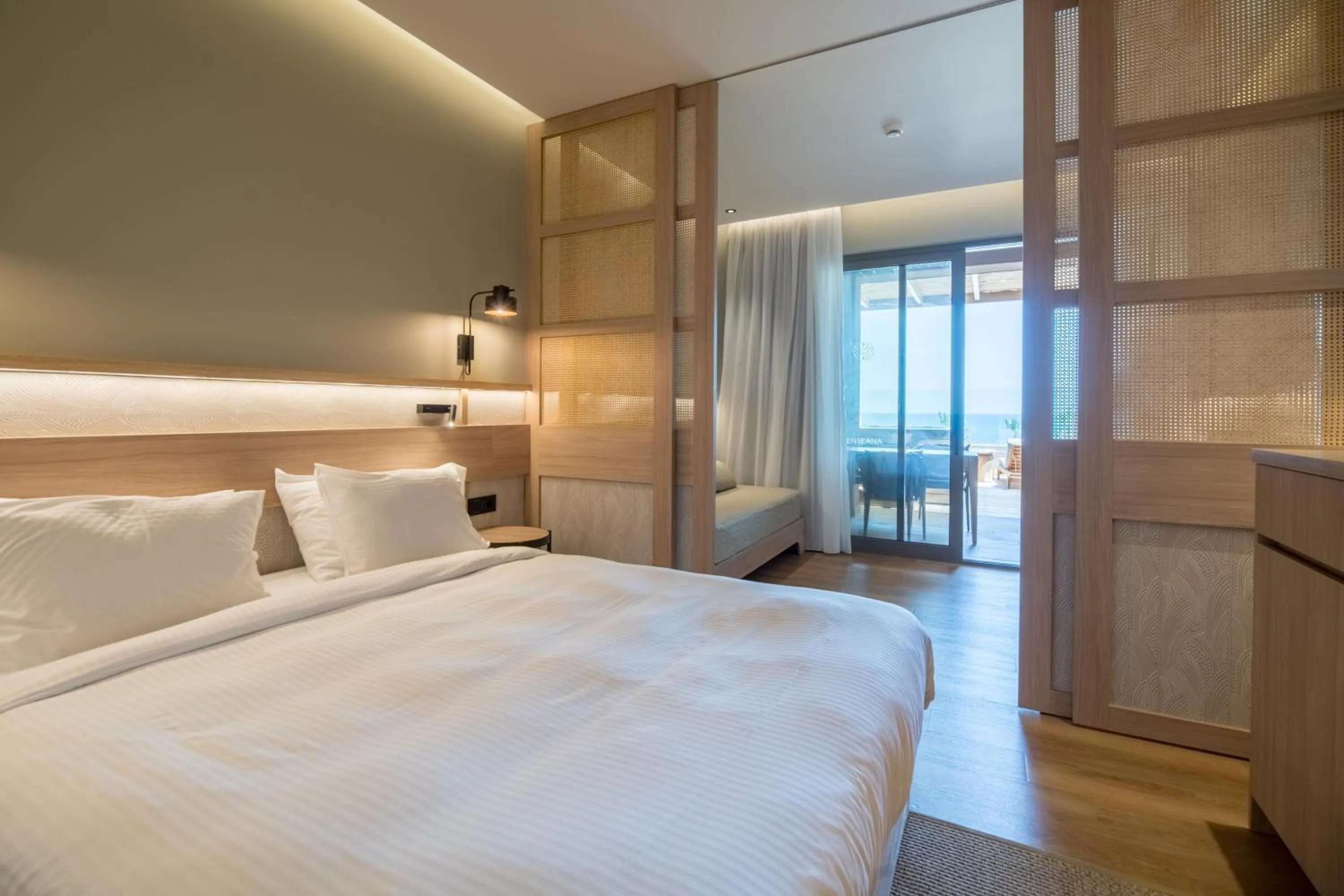 Photo of the whole room, Bed in SENSEANA Sea Side Resort & Aquadventure