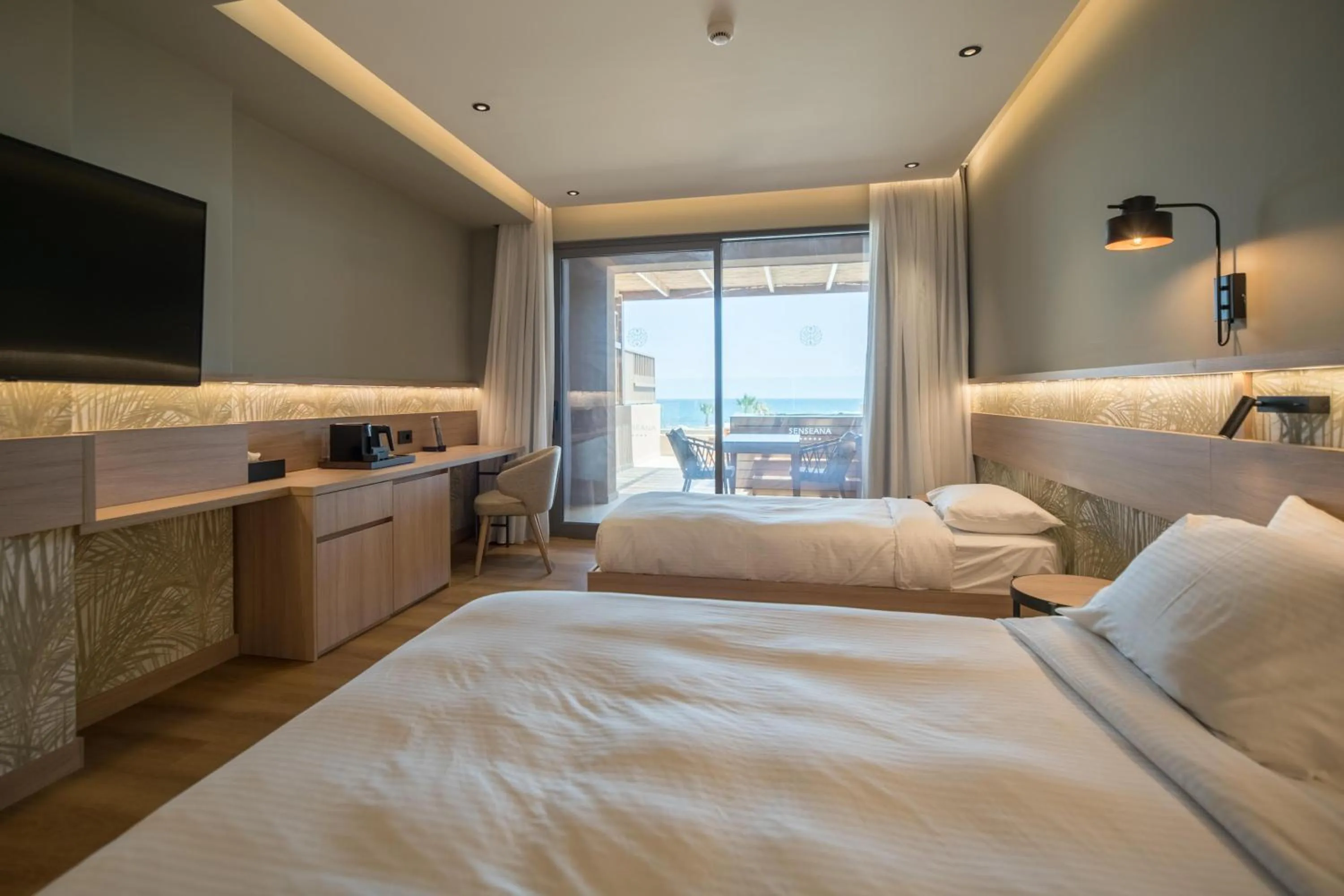 Photo of the whole room, Bed in SENSEANA Sea Side Resort & Aquadventure