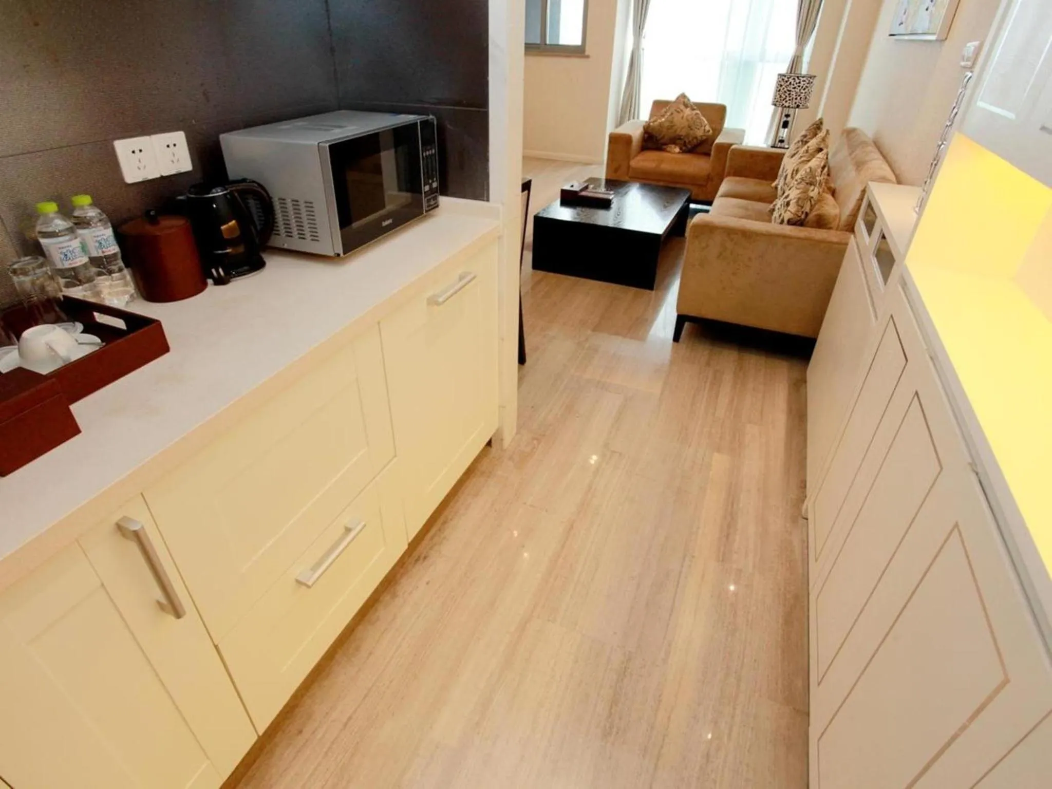 Kitchen or kitchenette in The Cumberland Boutique Hotel