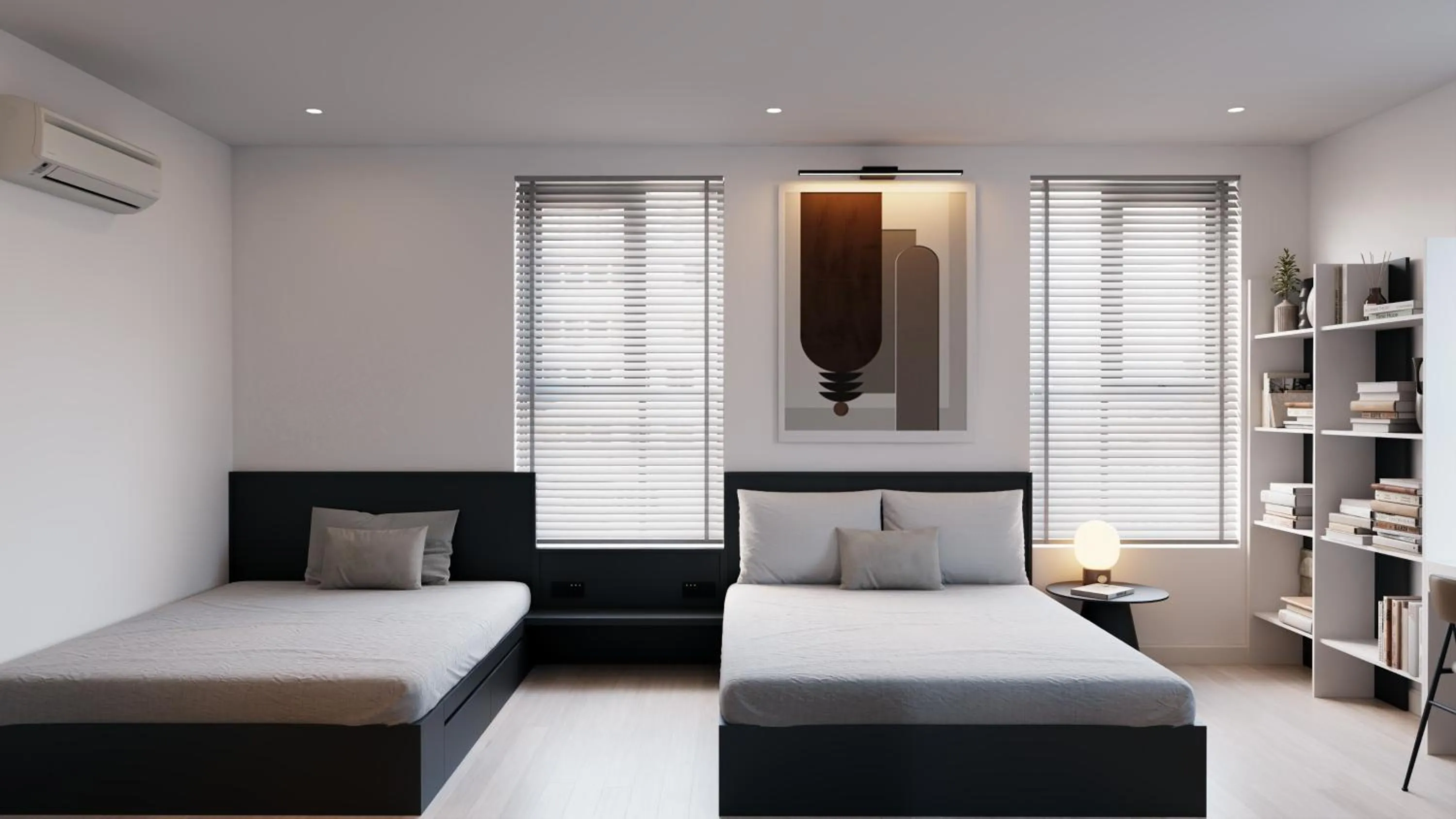 Bed in Bcons City Hotel