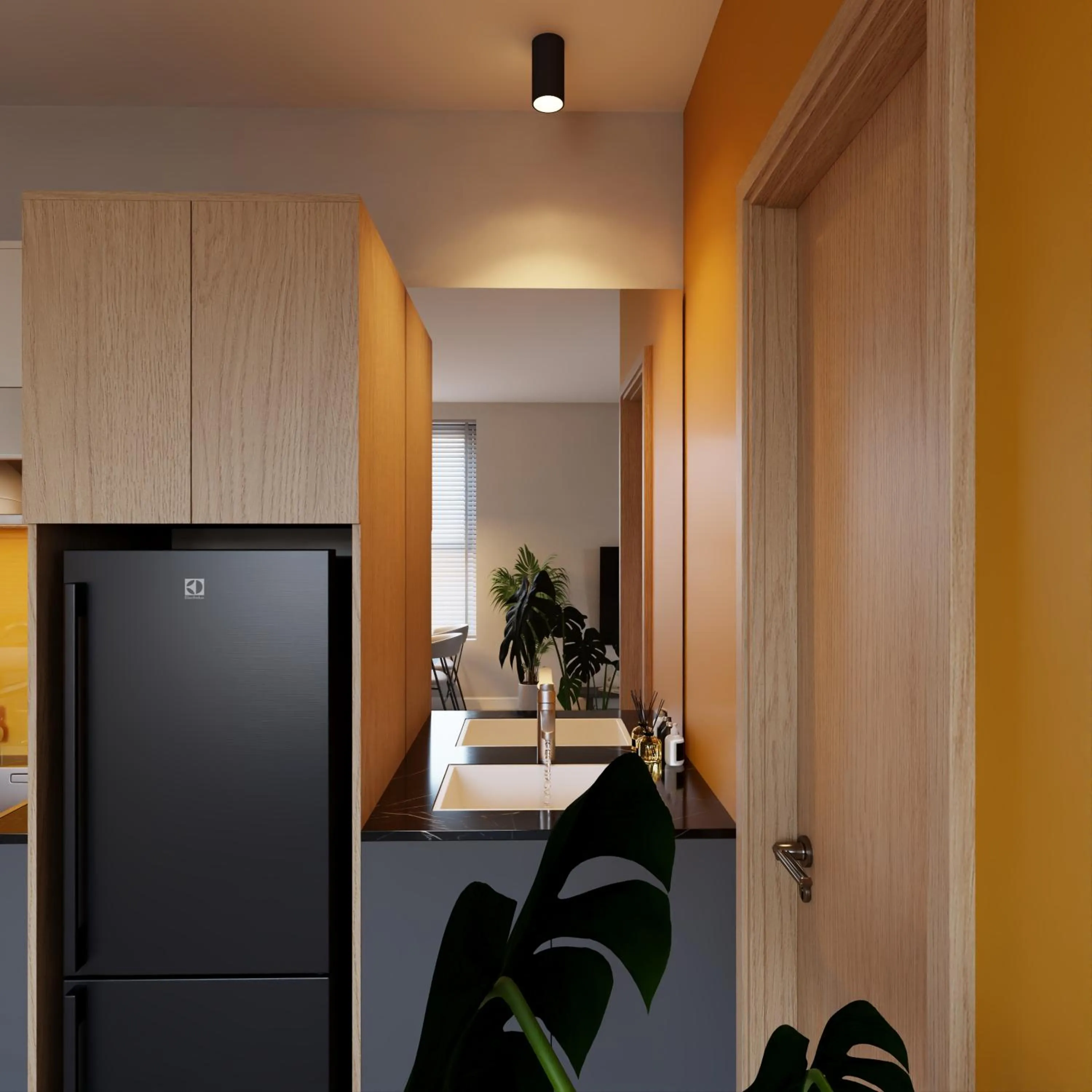 kitchen in Bcons City Hotel