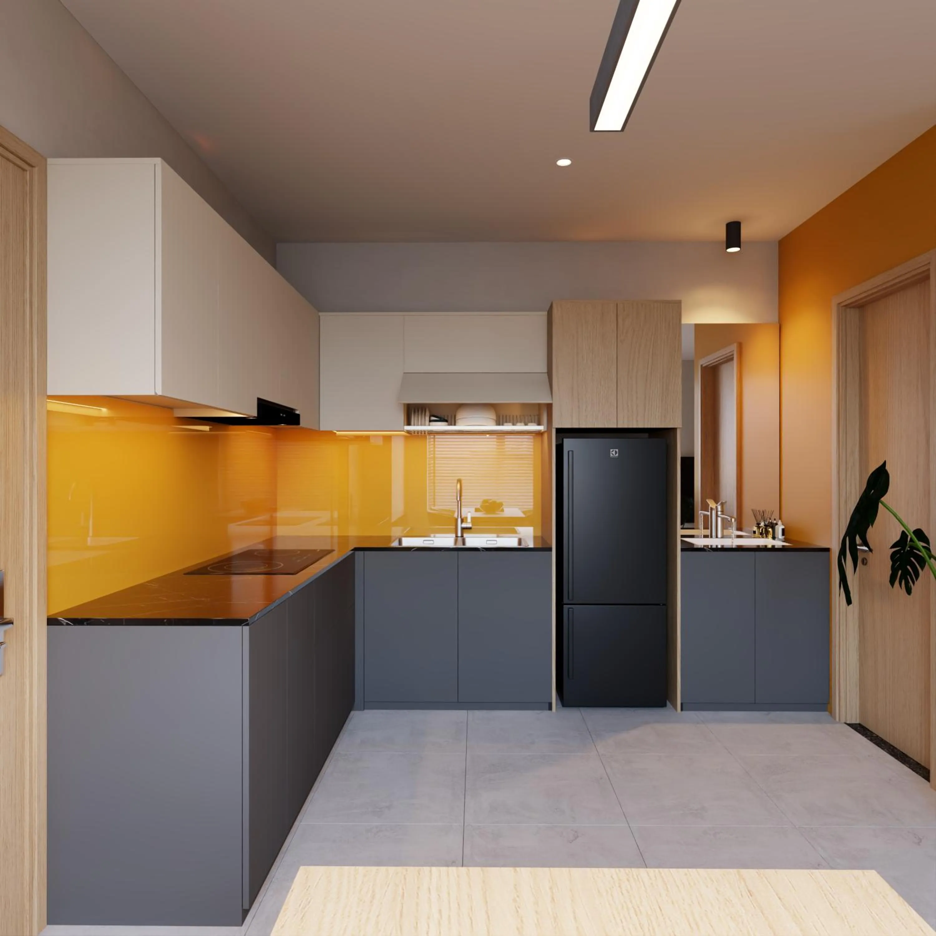 kitchen in Bcons City Hotel