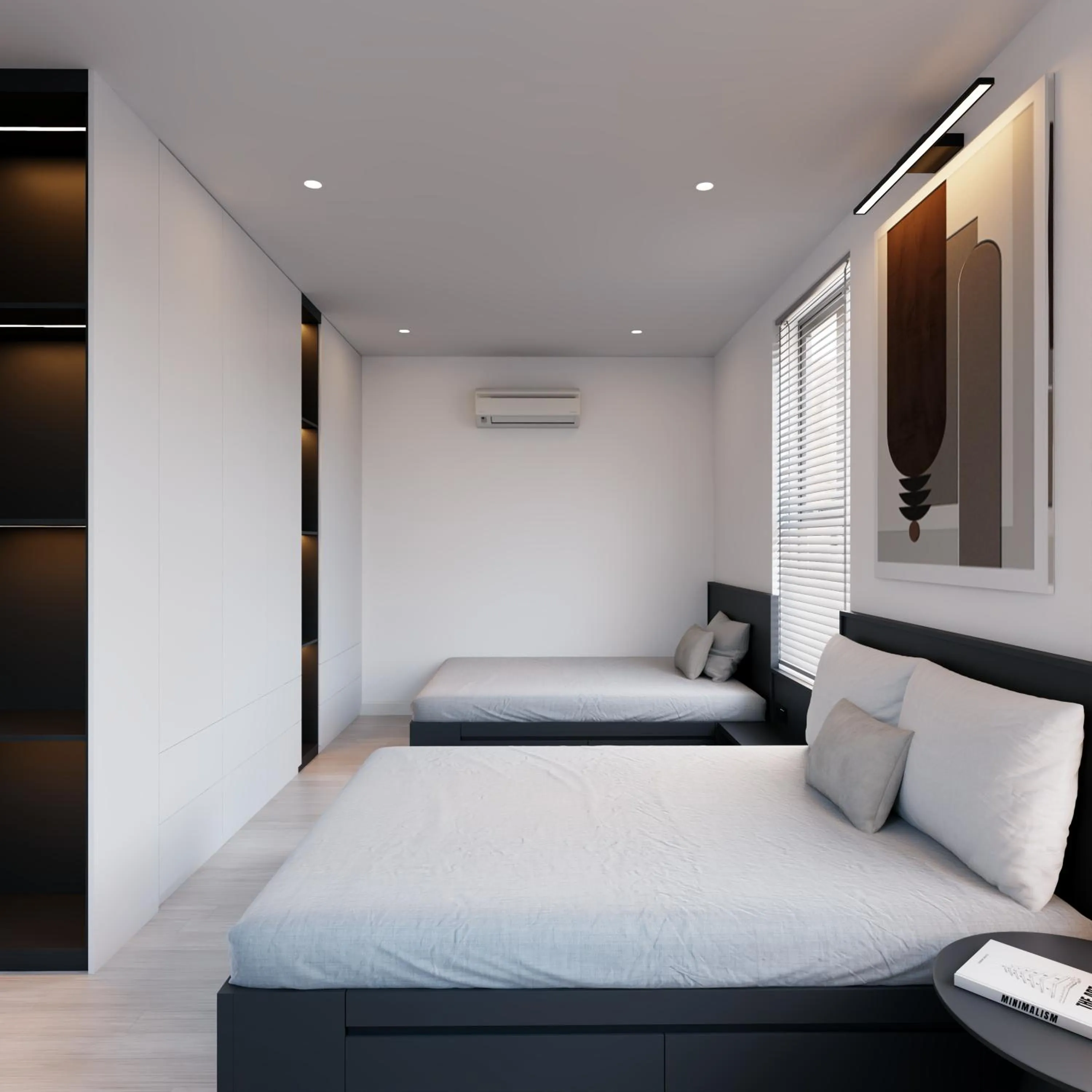 Bed in Bcons City Hotel