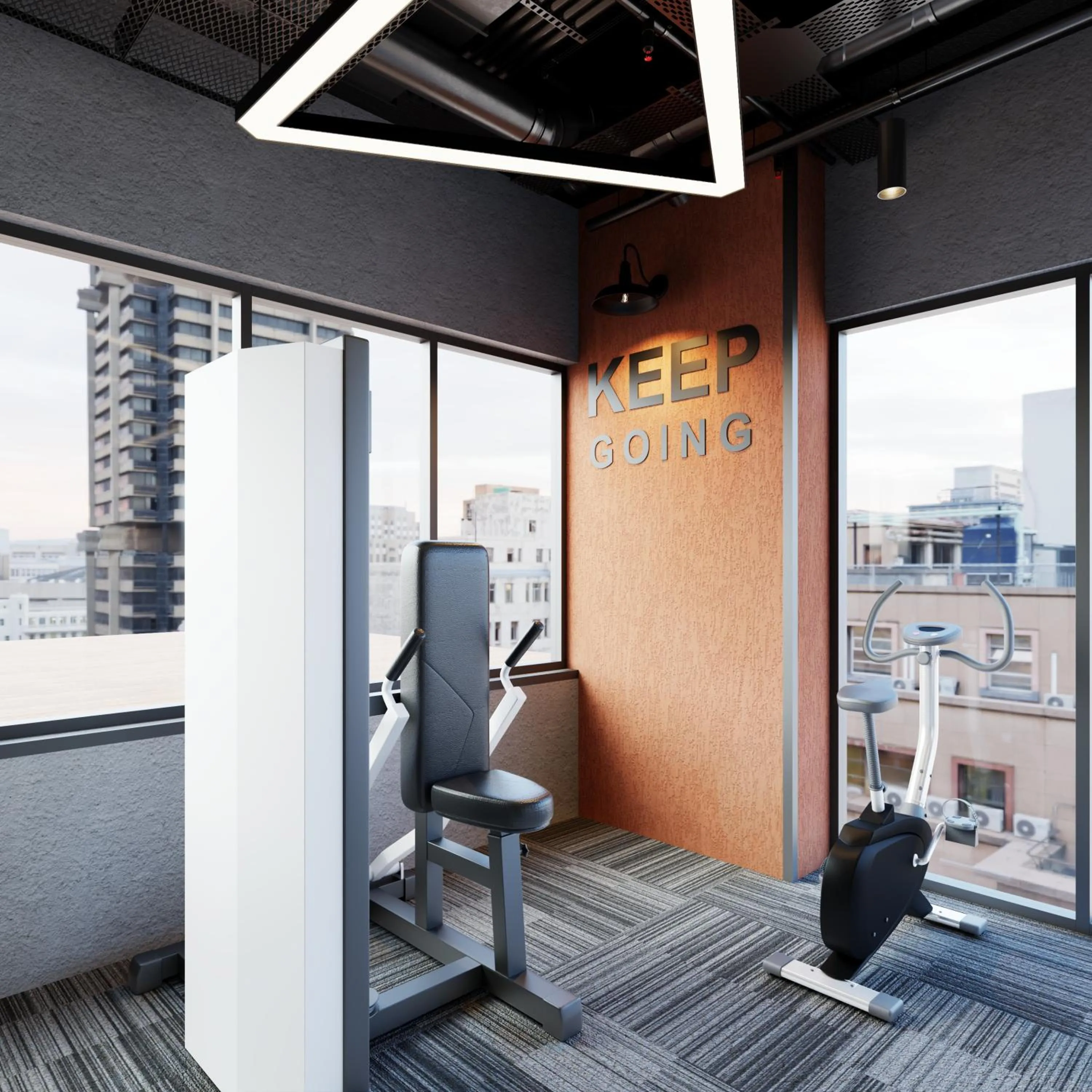 Fitness centre/facilities in Bcons City Hotel