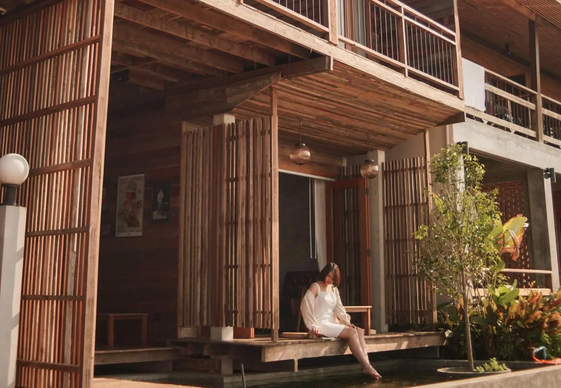 Balcony/Terrace in Suneta Hotel Chiangkhan Soi 6