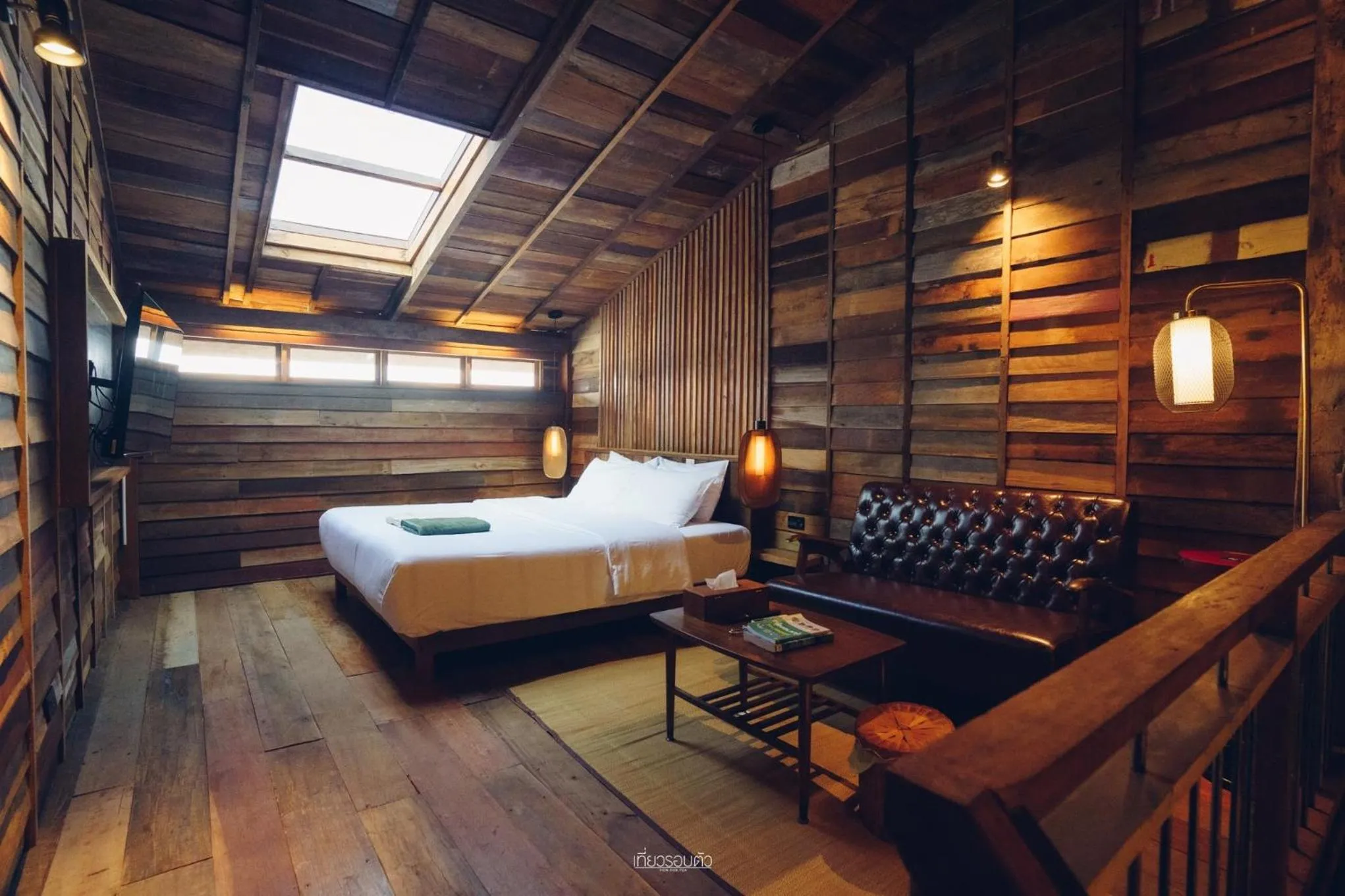 Bed in Suneta Hotel Chiangkhan Soi 6