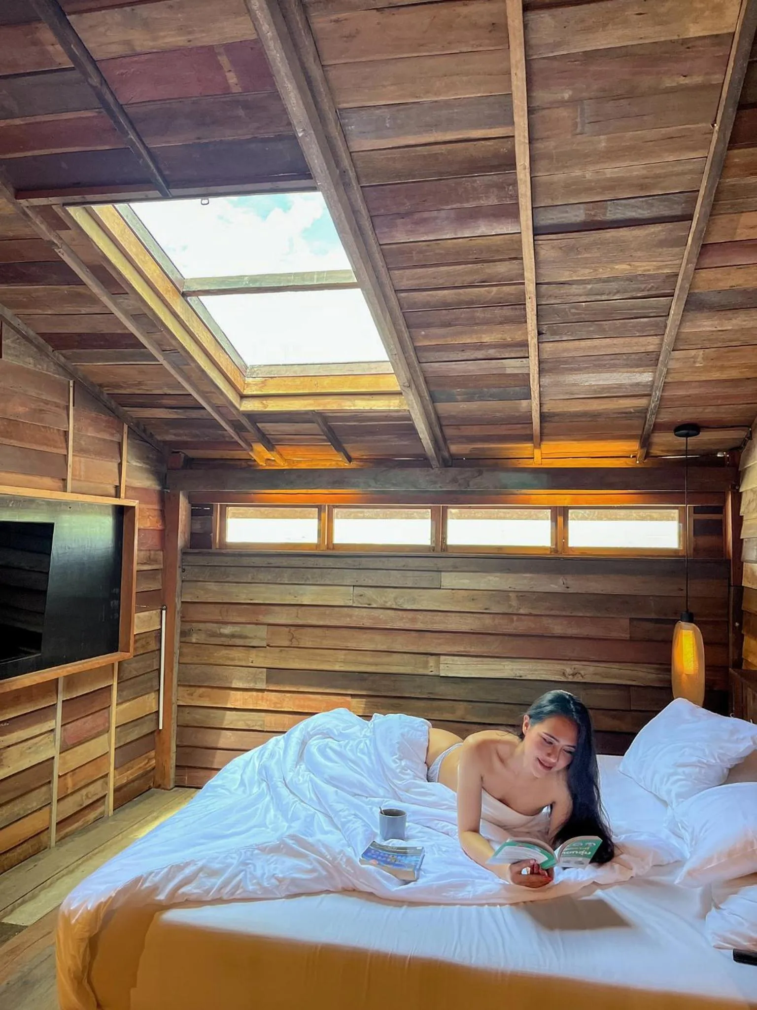 Bed in Suneta Hotel Chiangkhan Soi 6