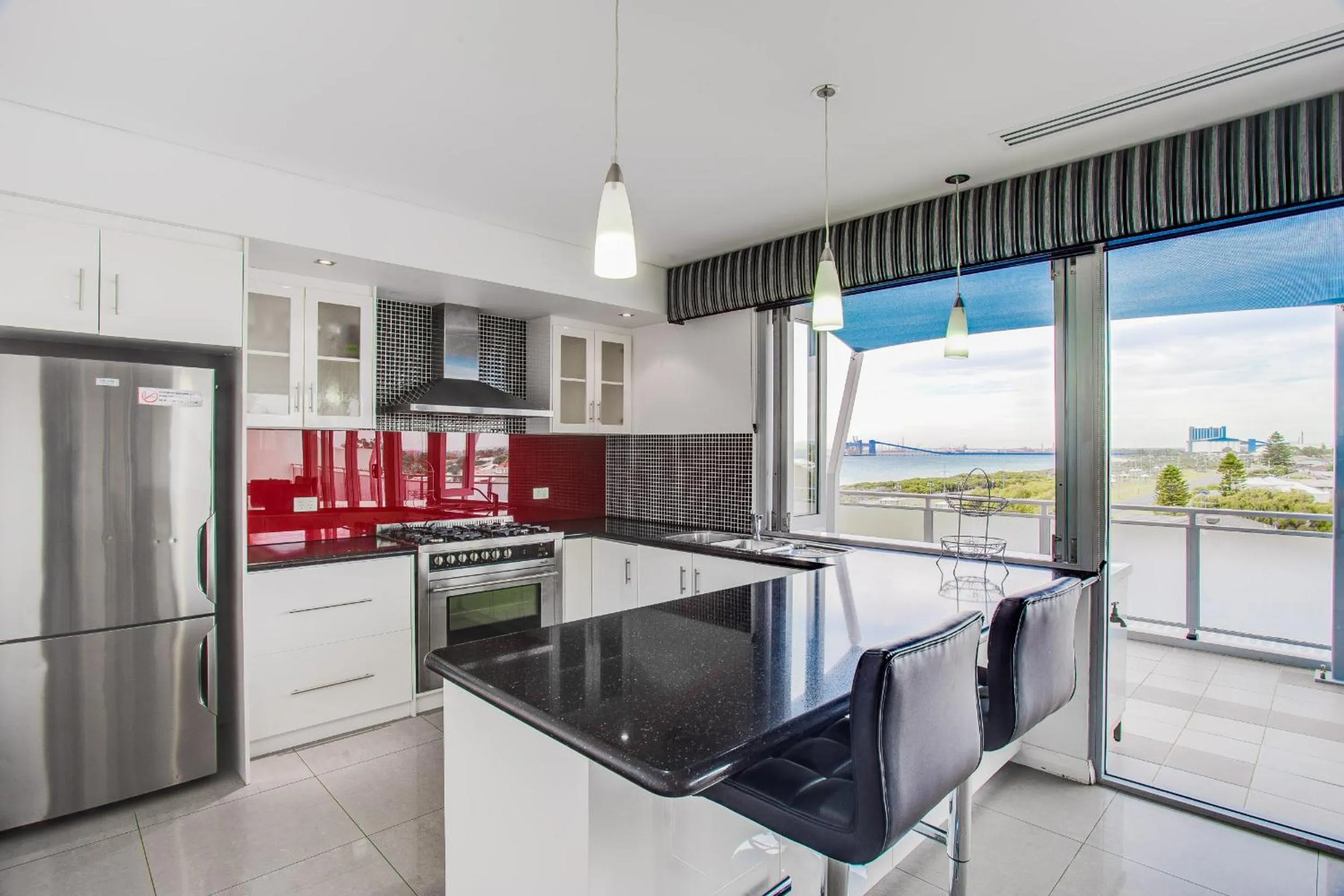 Balcony/Terrace in Spinnakers by Rockingham Apartments