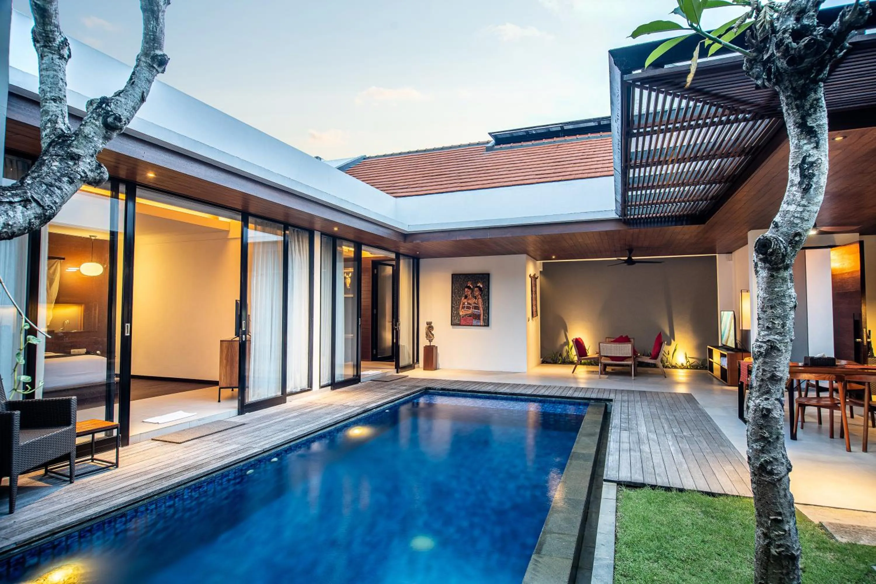 Swimming pool in Abia Villa Legian