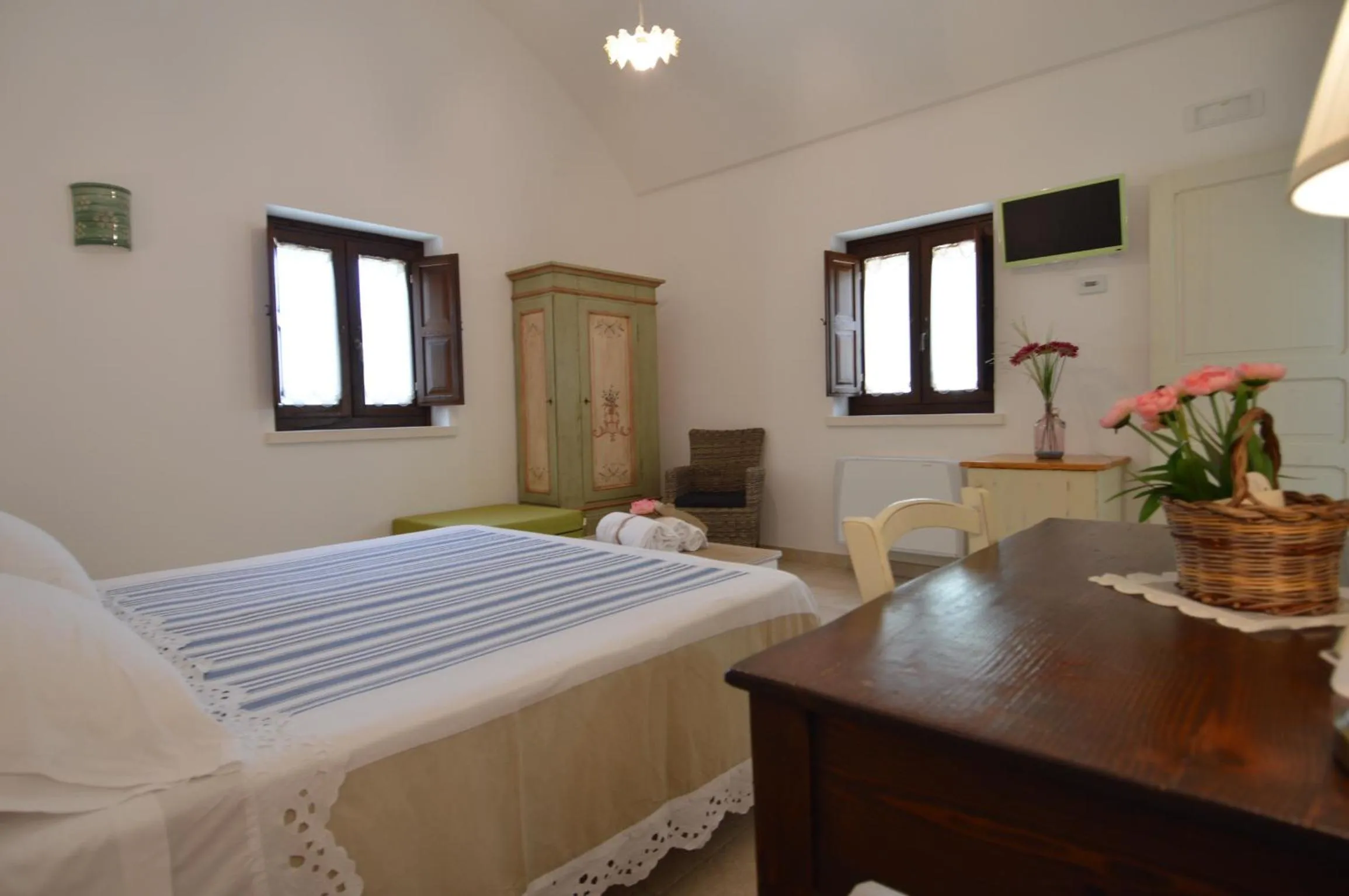 Bed in La Corticella Bed & Breakfast