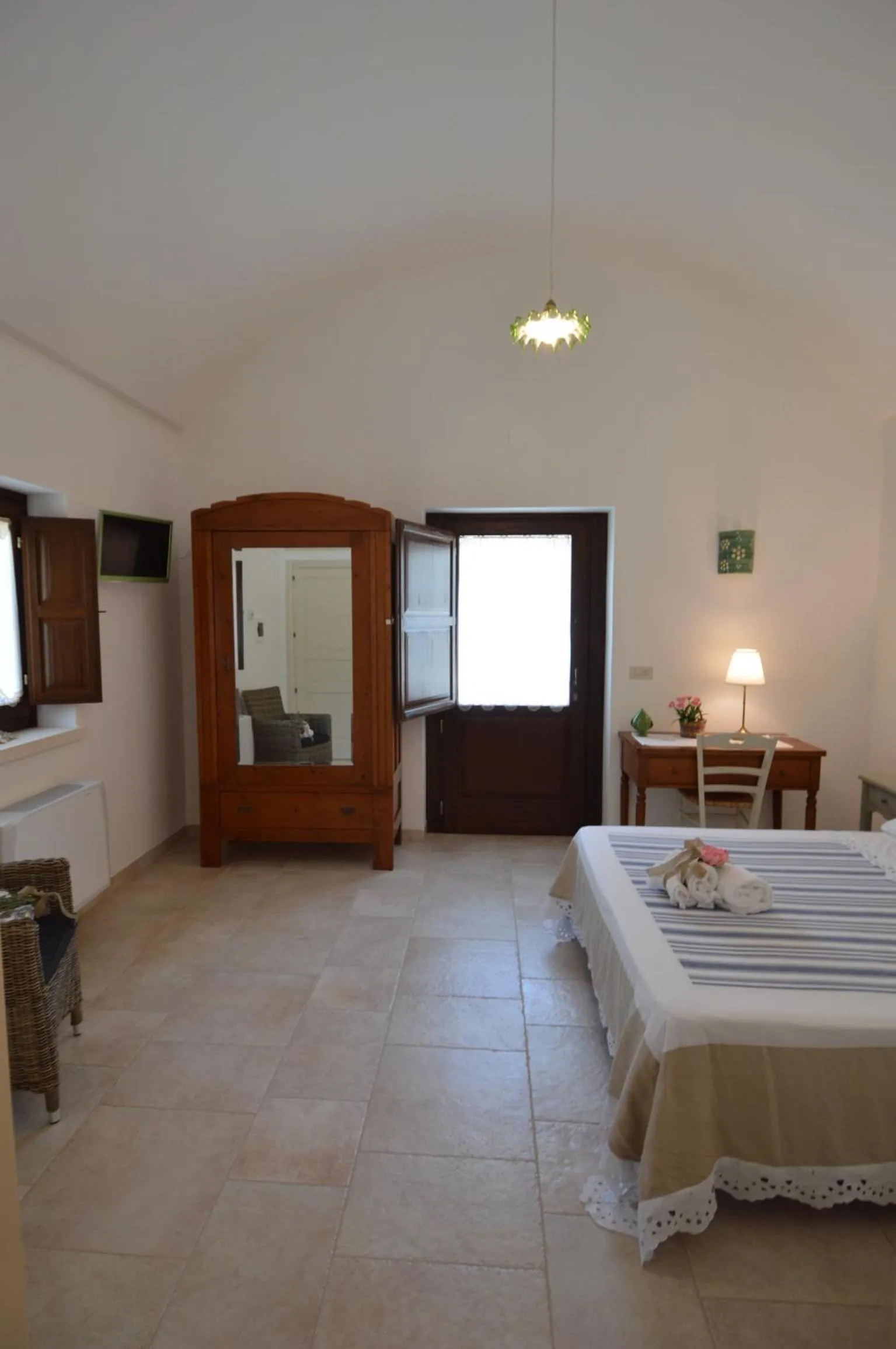 Bed in La Corticella Bed & Breakfast