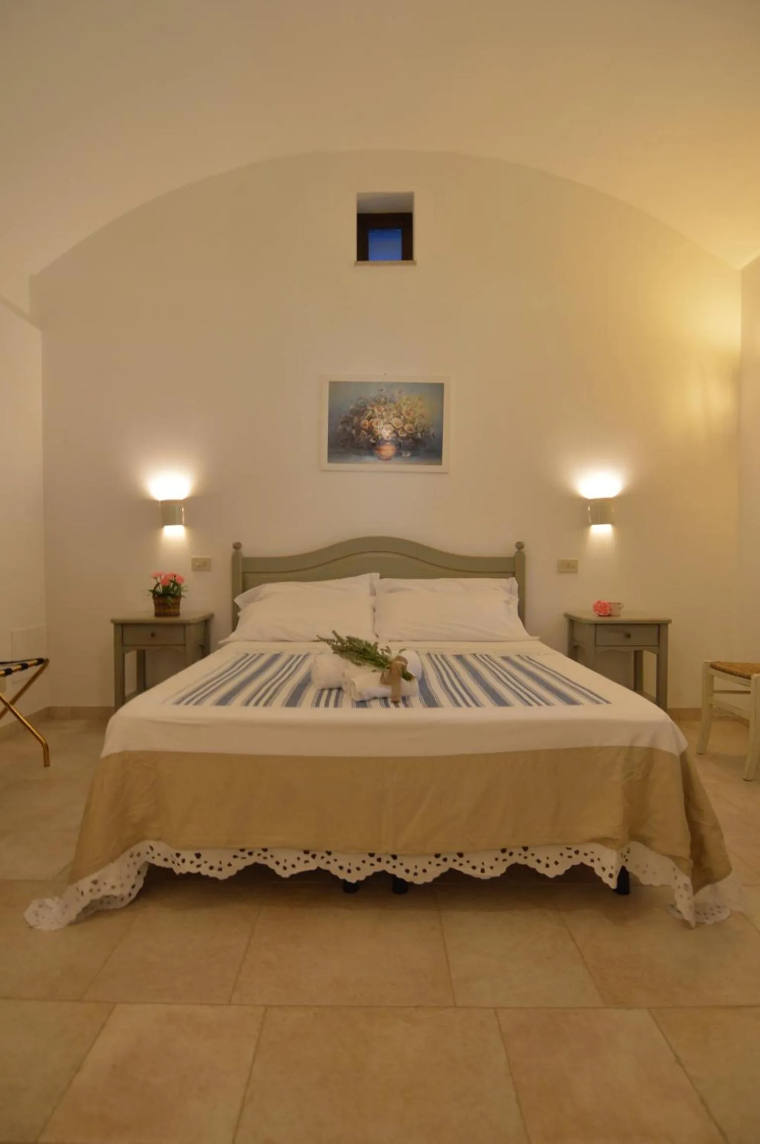Bed in La Corticella Bed & Breakfast