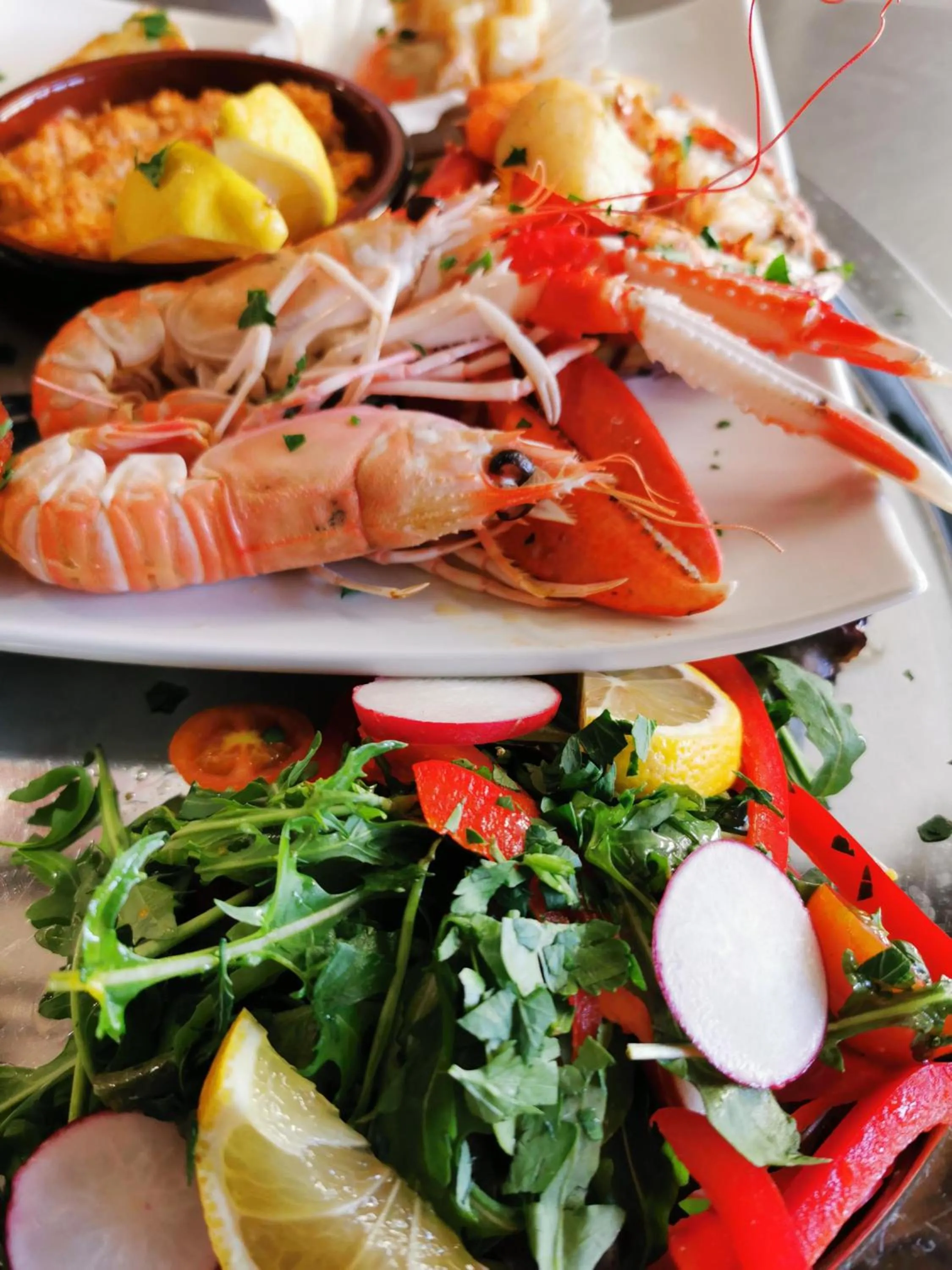 Food and drinks in Murray Arms Hotel and Seafood Restaurant, Orkney