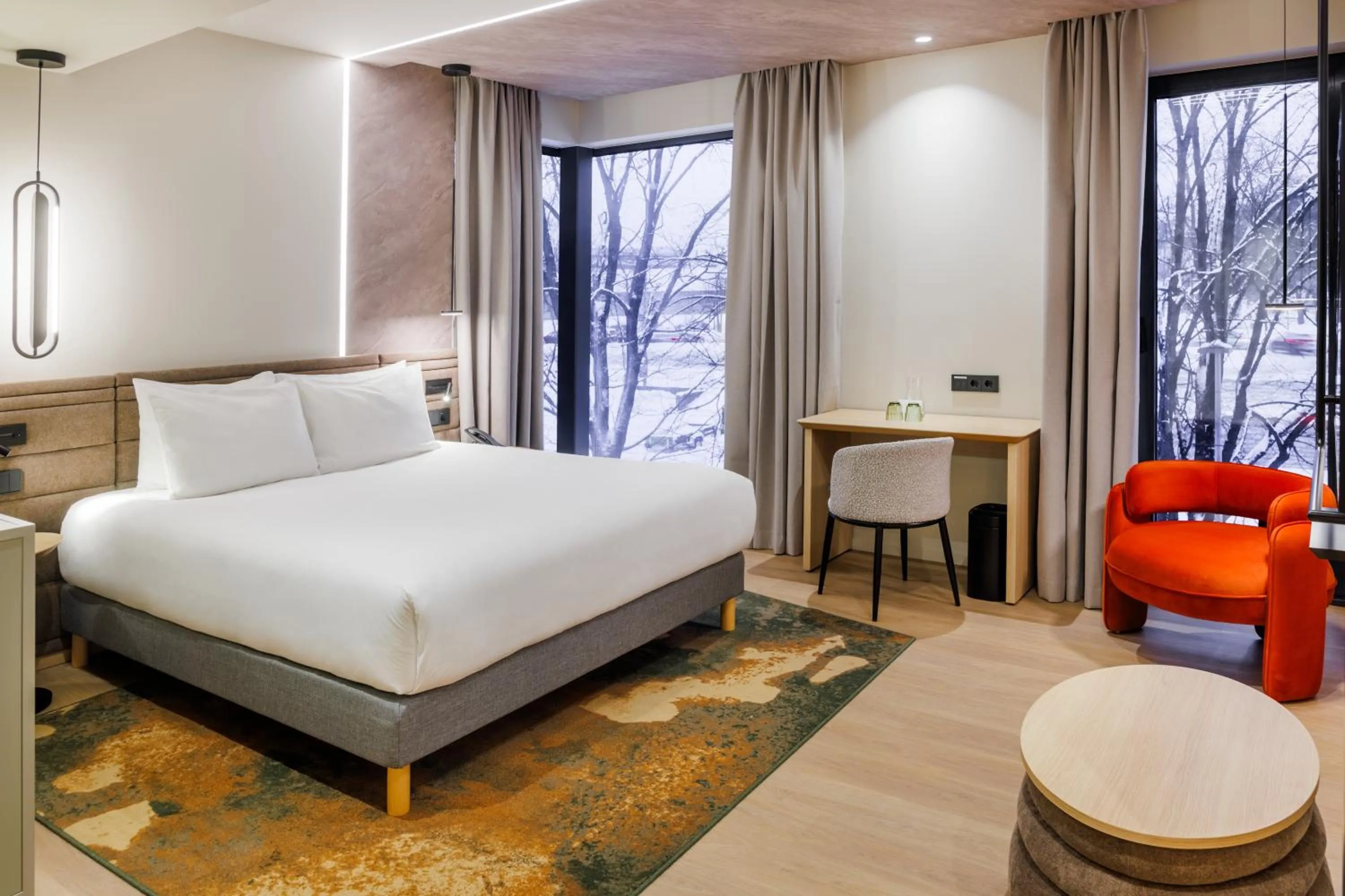 Bed in Novotel Tallinn