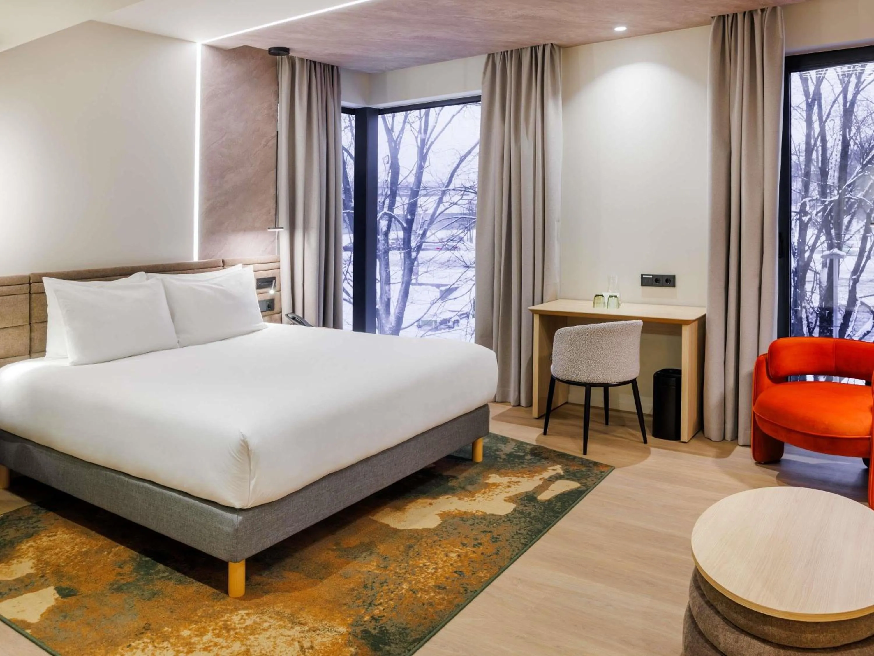 Bedroom, Bed in Novotel Tallinn