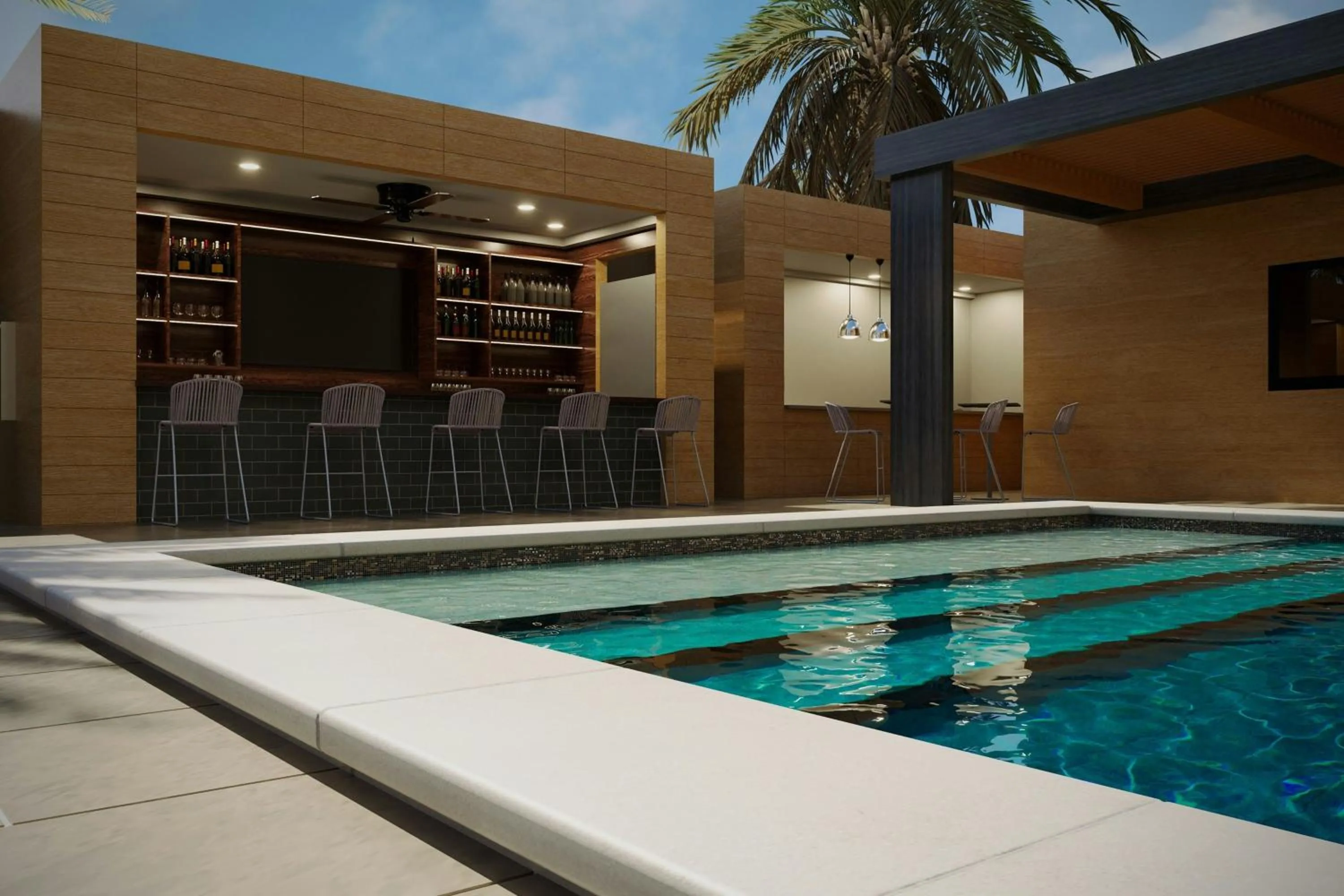 Swimming pool in AC Hotel by Marriott Georgetown Guyana