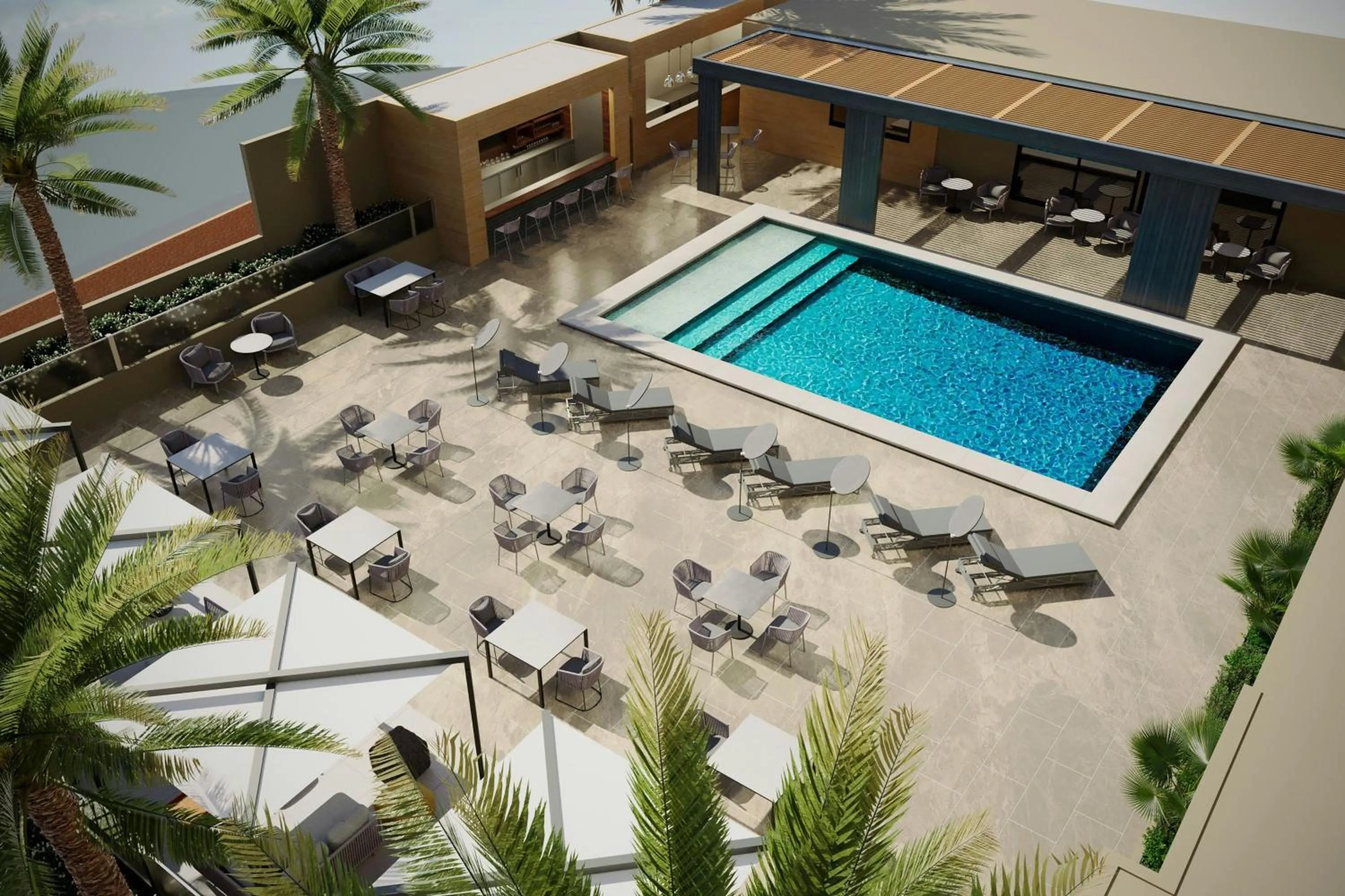 Swimming pool in AC Hotel by Marriott Georgetown Guyana