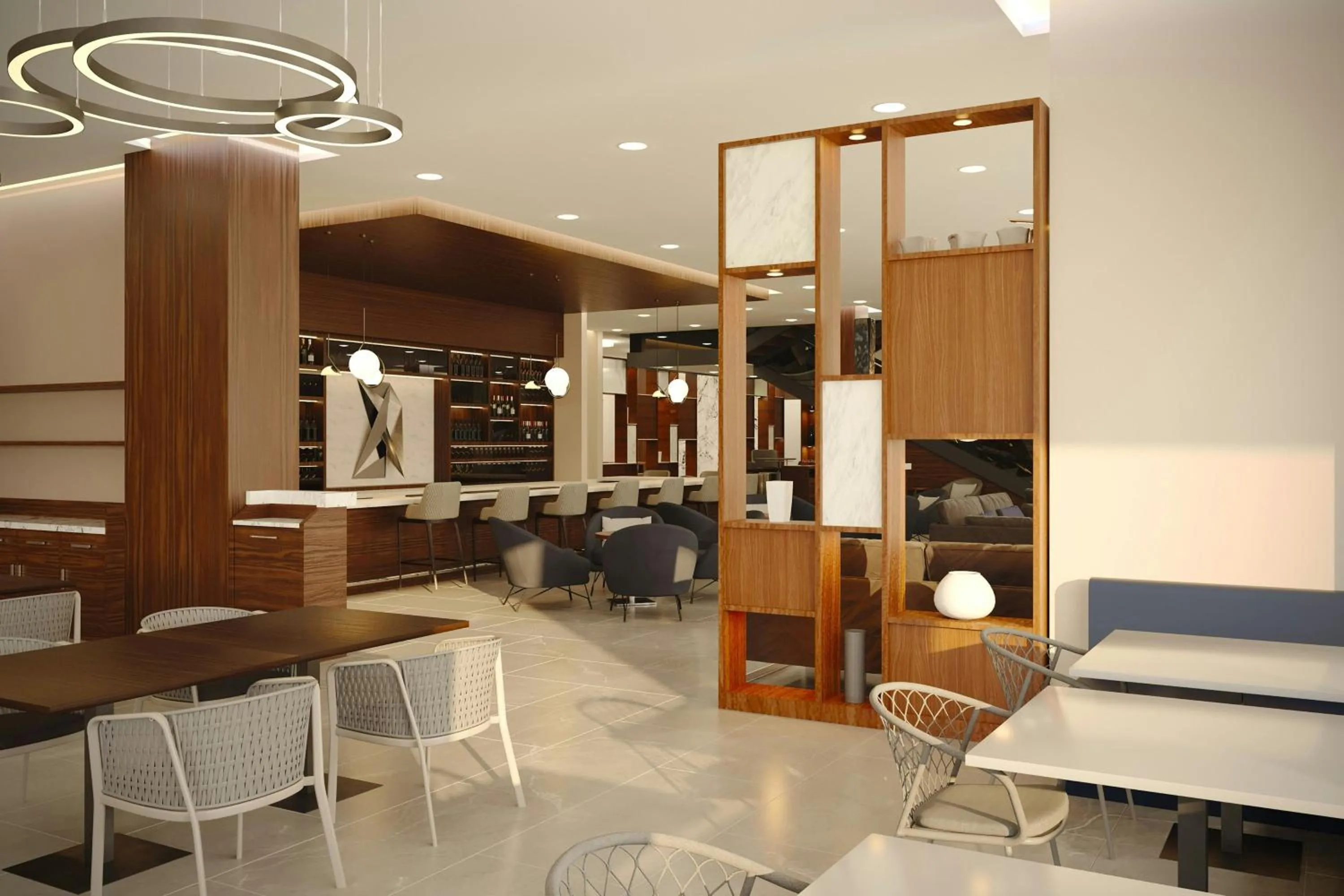 Lounge or bar in AC Hotel by Marriott Georgetown Guyana