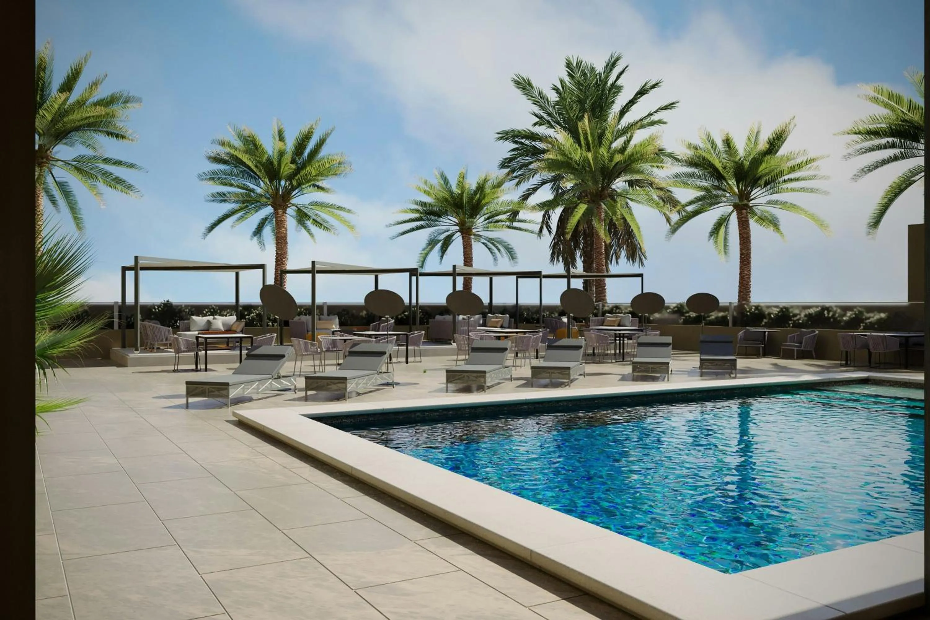 Swimming pool in AC Hotel by Marriott Georgetown Guyana