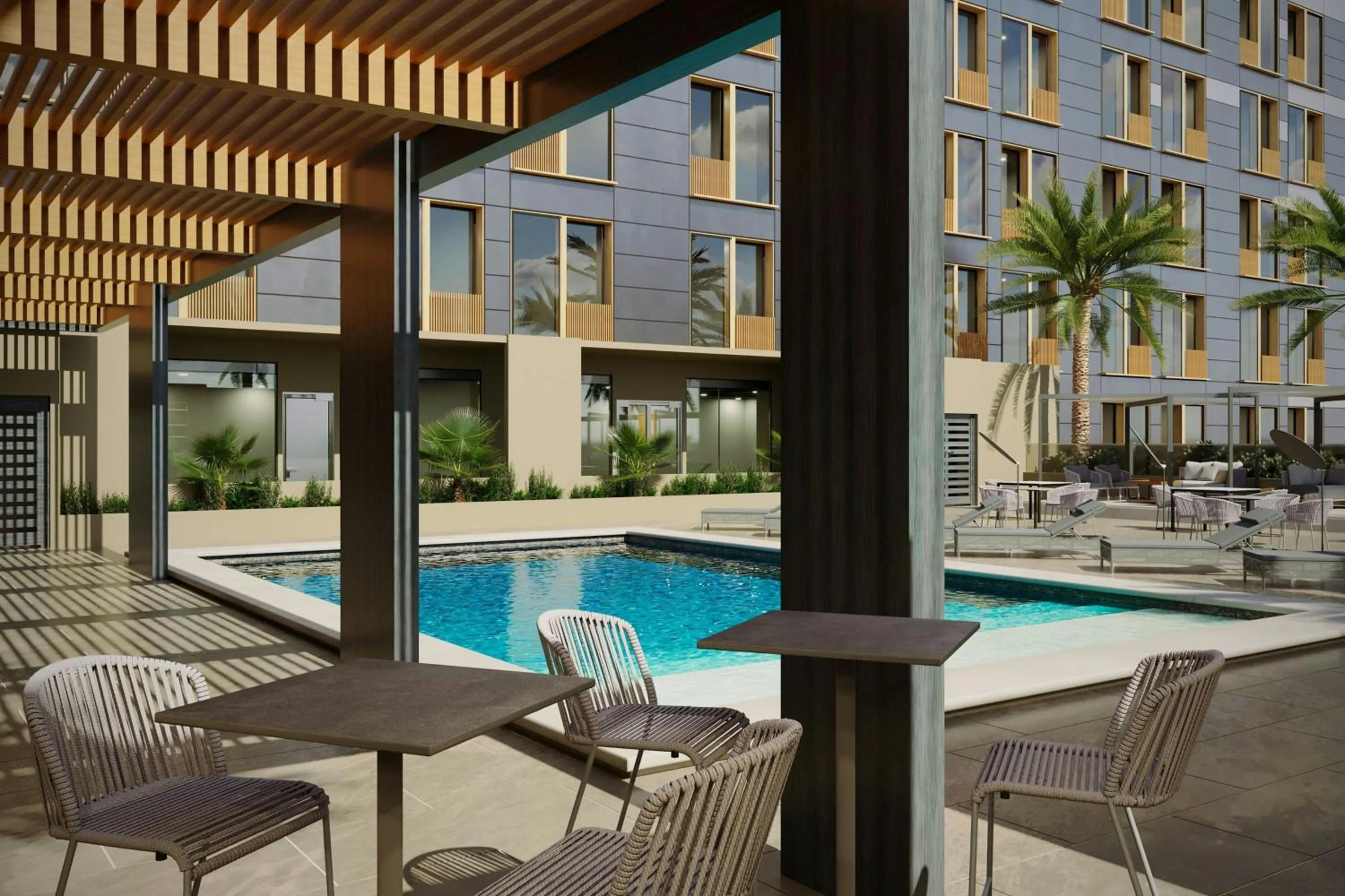 Swimming pool in AC Hotel by Marriott Georgetown Guyana