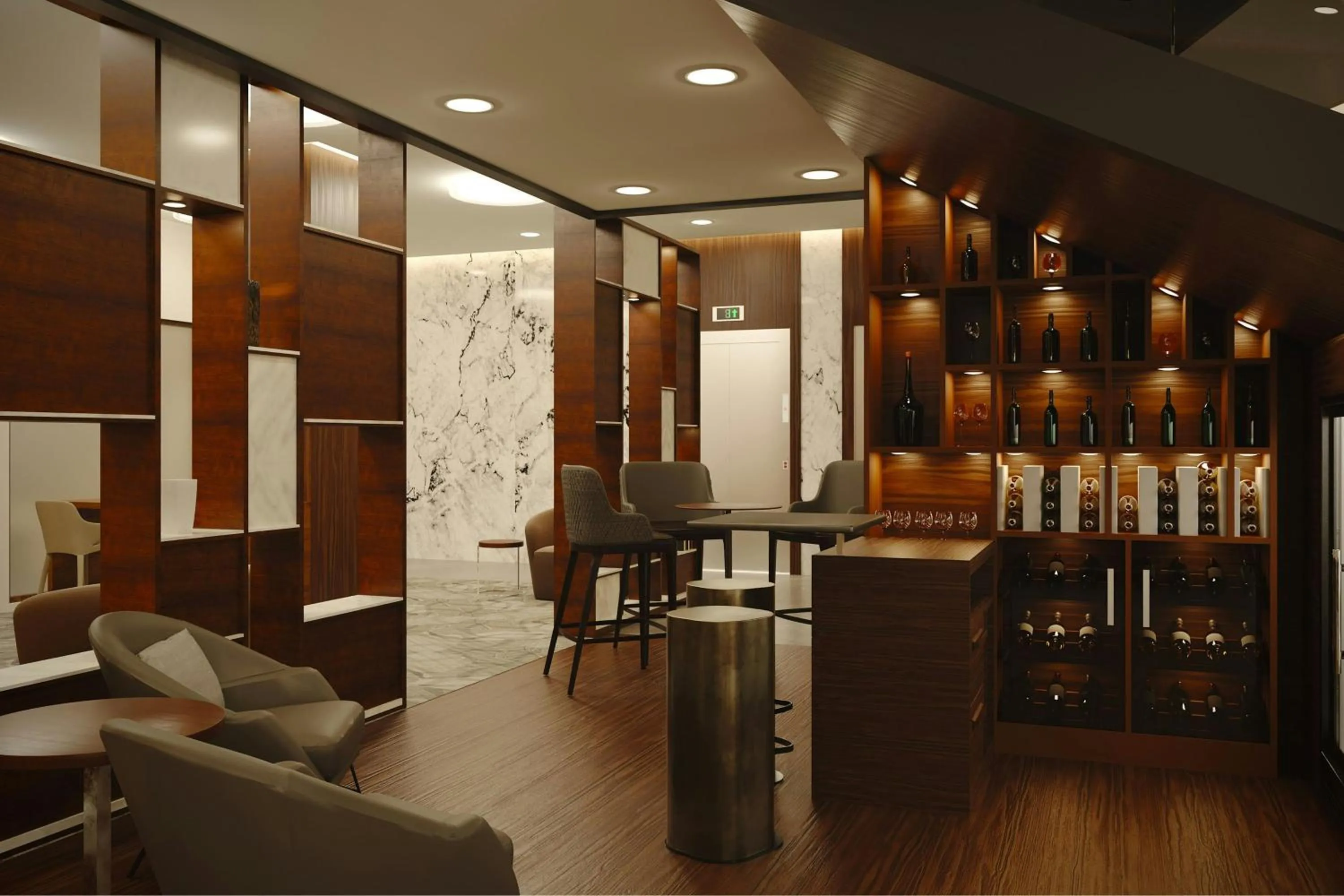 Lounge or bar in AC Hotel by Marriott Georgetown Guyana