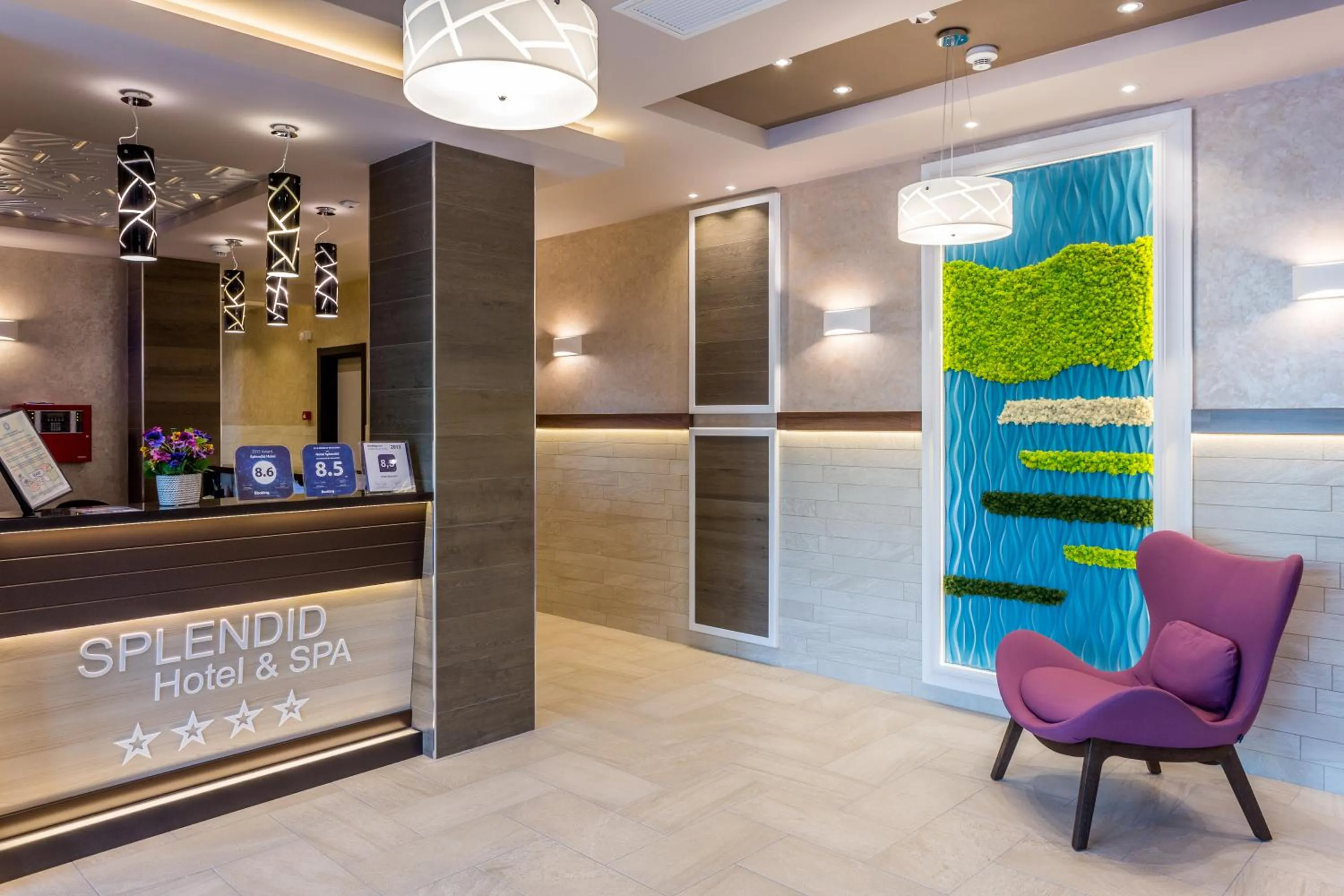 Lobby or reception in New Splendid Hotel & Spa - Adults Only (+16)