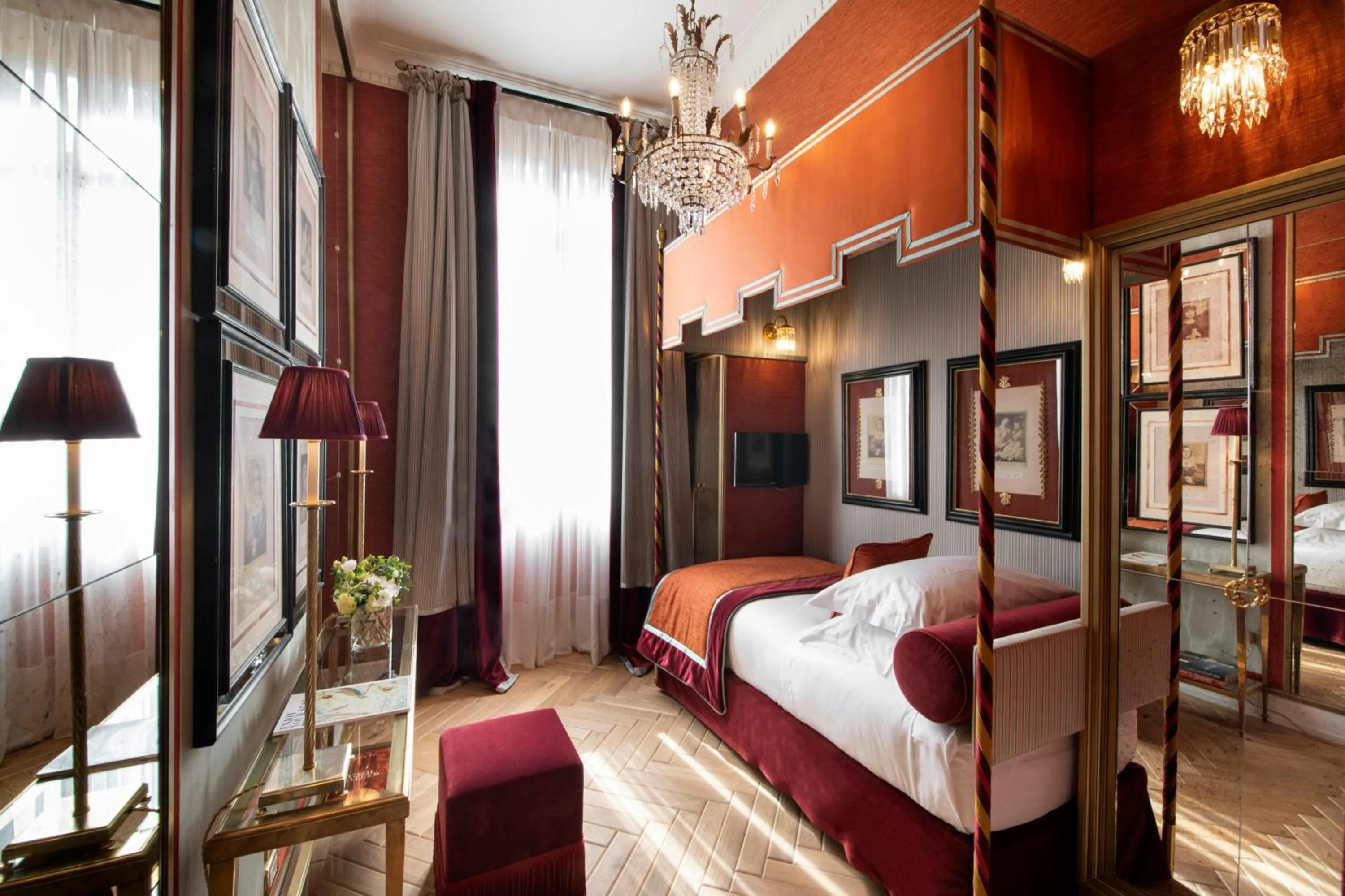 Photo of the whole room, Bed in Helvetia&Bristol Firenze – Starhotels Collezione