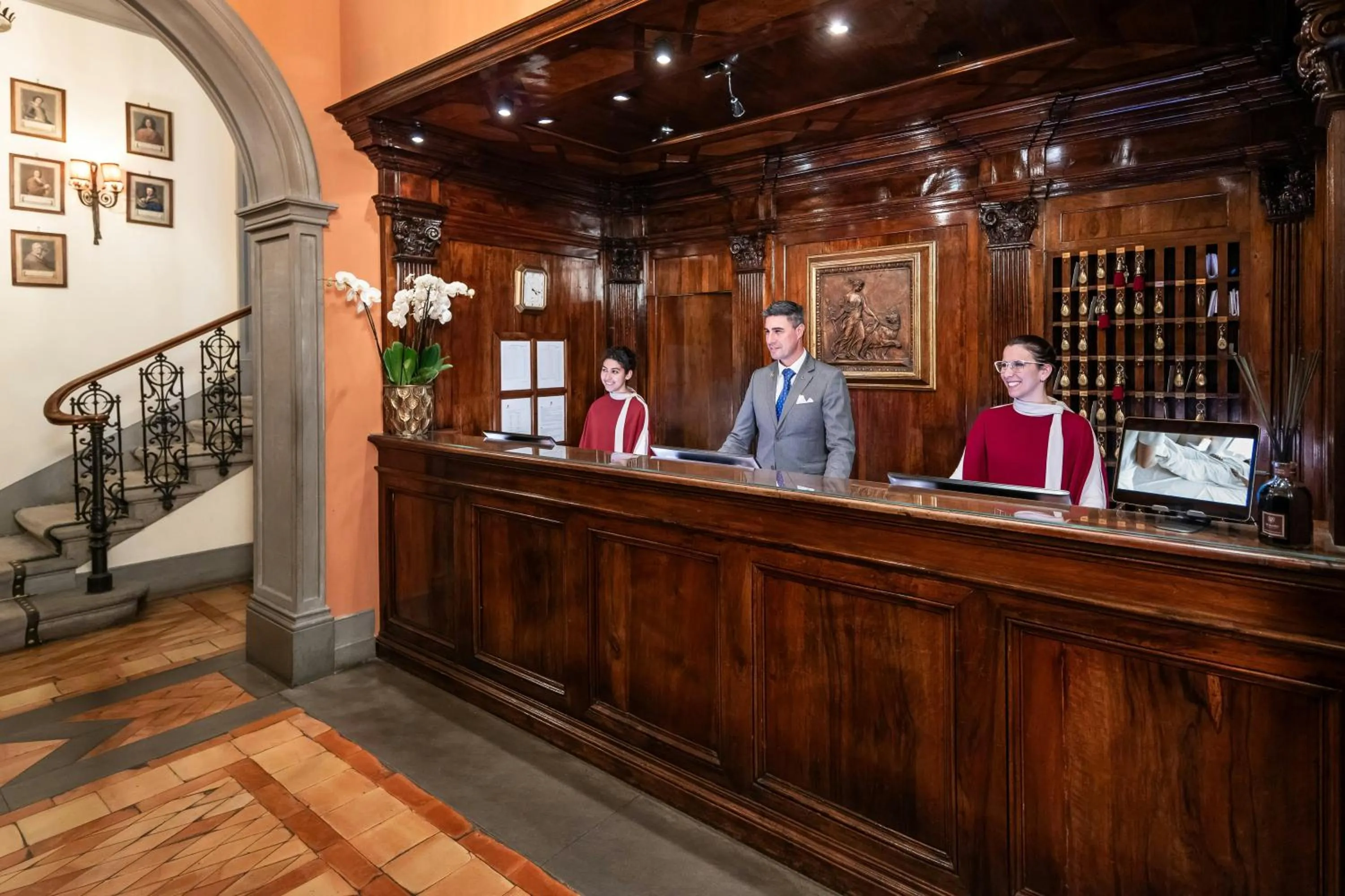Lobby or reception in Helvetia&Bristol Firenze – Starhotels Collezione