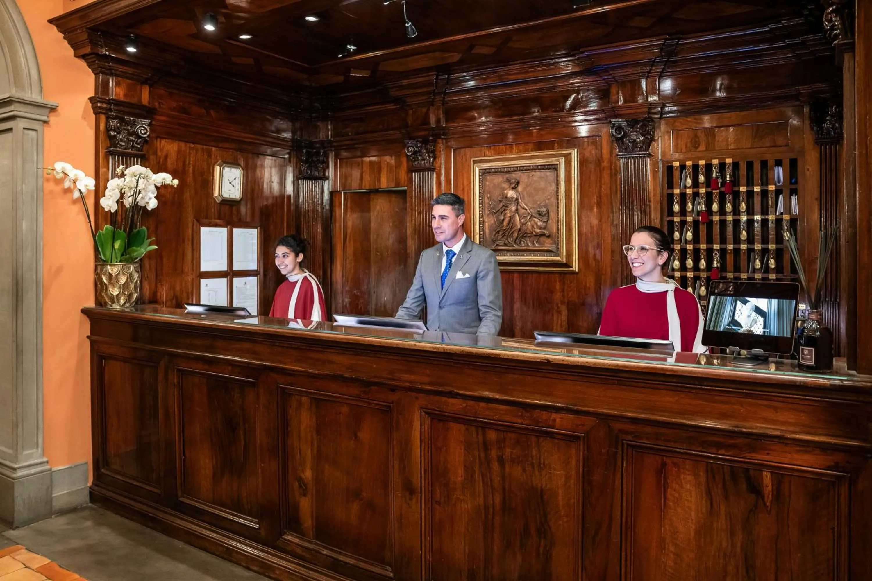 Lobby or reception in Helvetia&Bristol Firenze – Starhotels Collezione