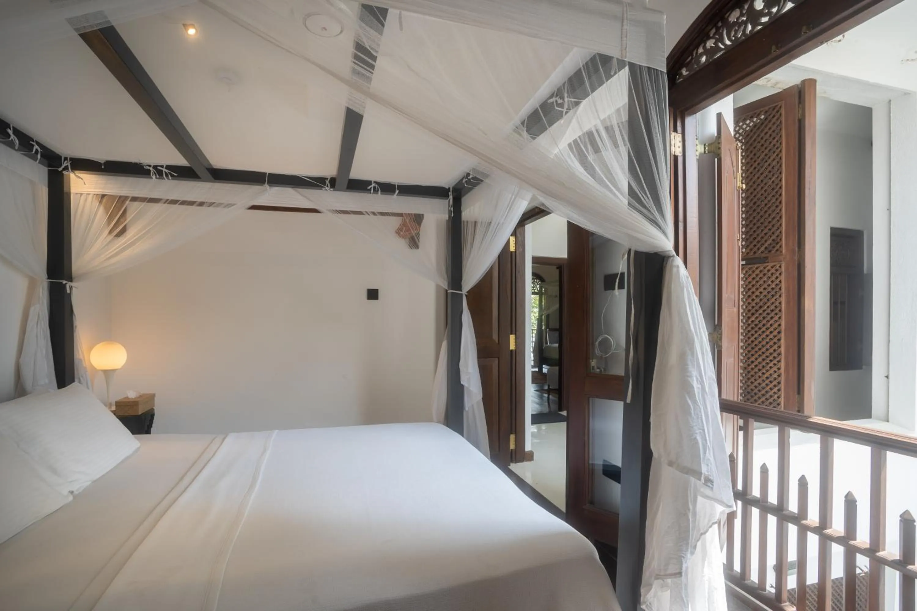 Bed in Villa Aurora, Galle Fort