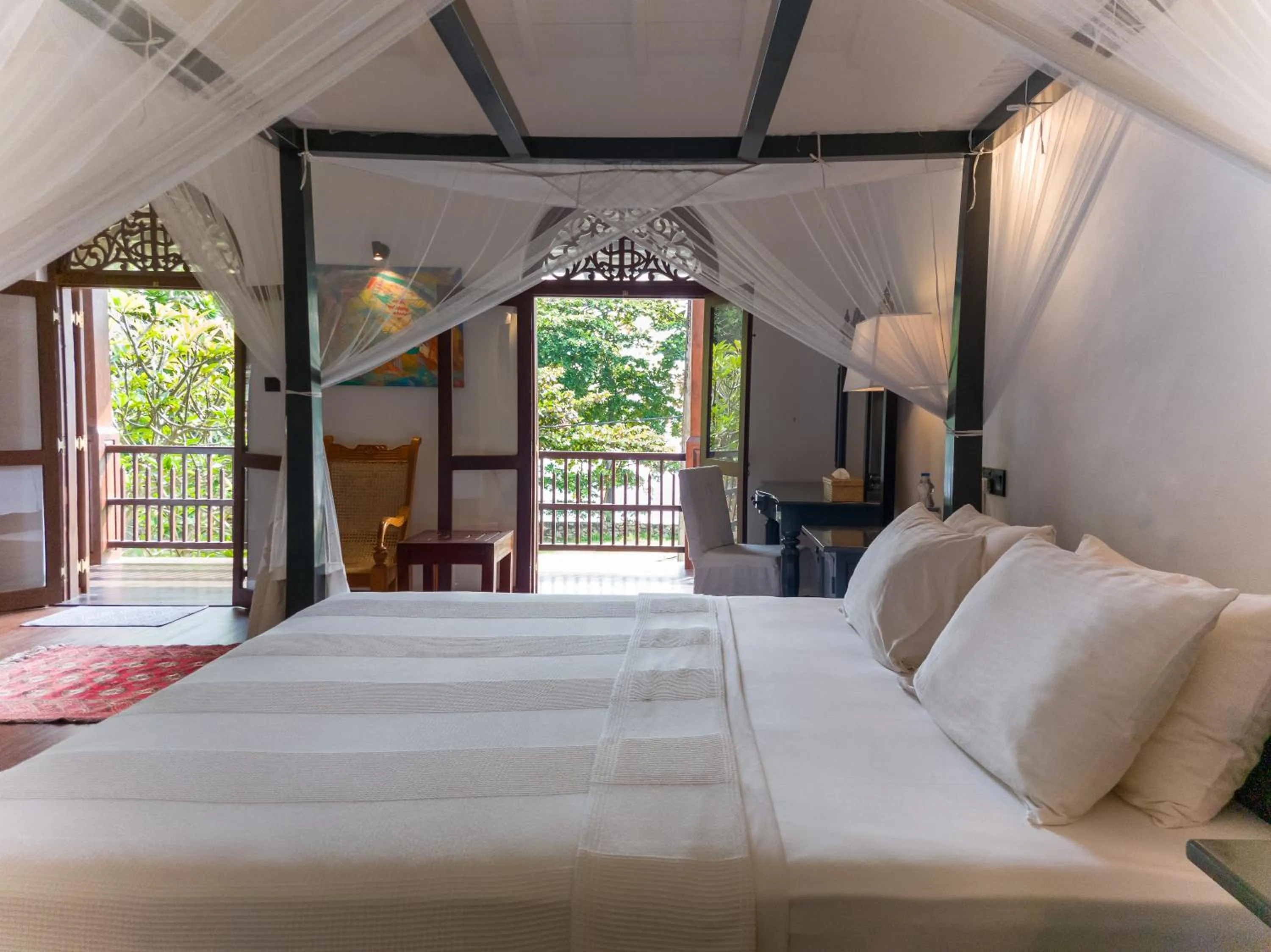 Bed in Villa Aurora, Galle Fort