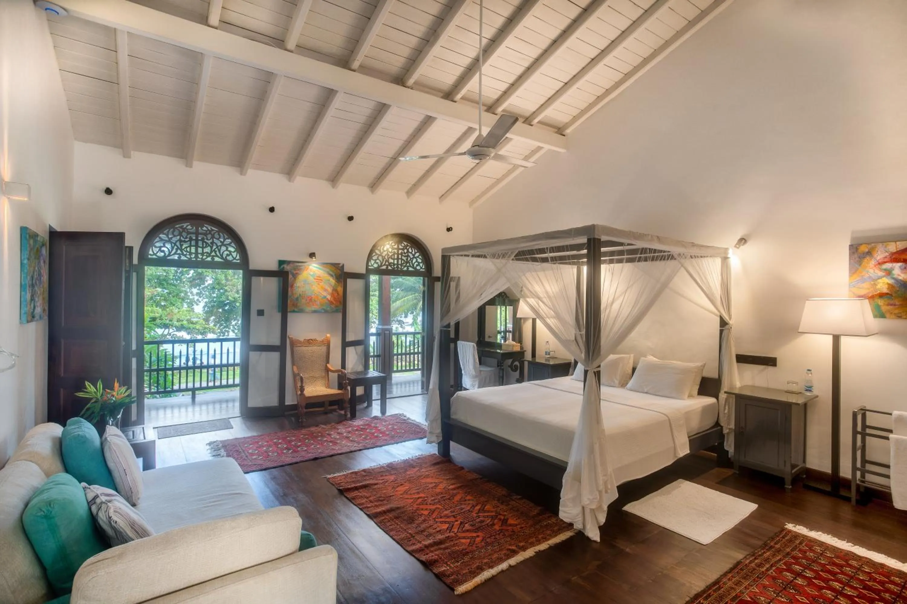 Bed in Villa Aurora, Galle Fort